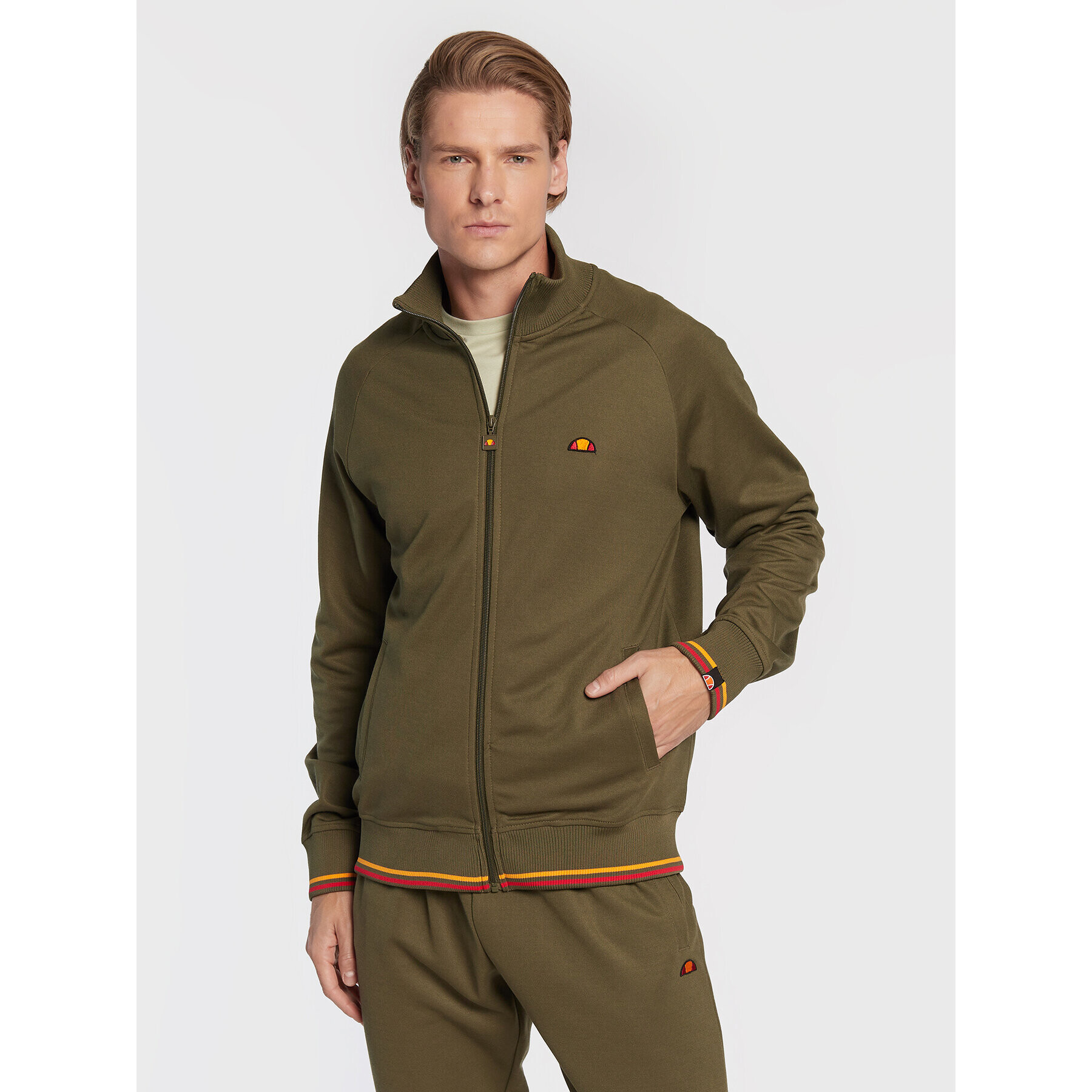 Ellesse Pulóver Rome SHP16444 Zöld Regular Fit - Pepit.hu