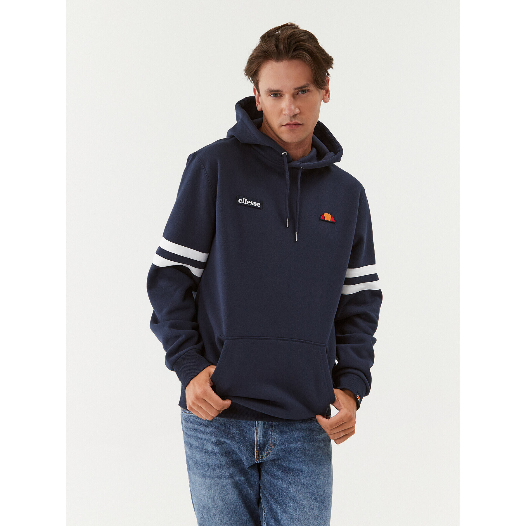 Ellesse Pulóver SHP17083 Sötétkék Regular Fit - Pepit.hu