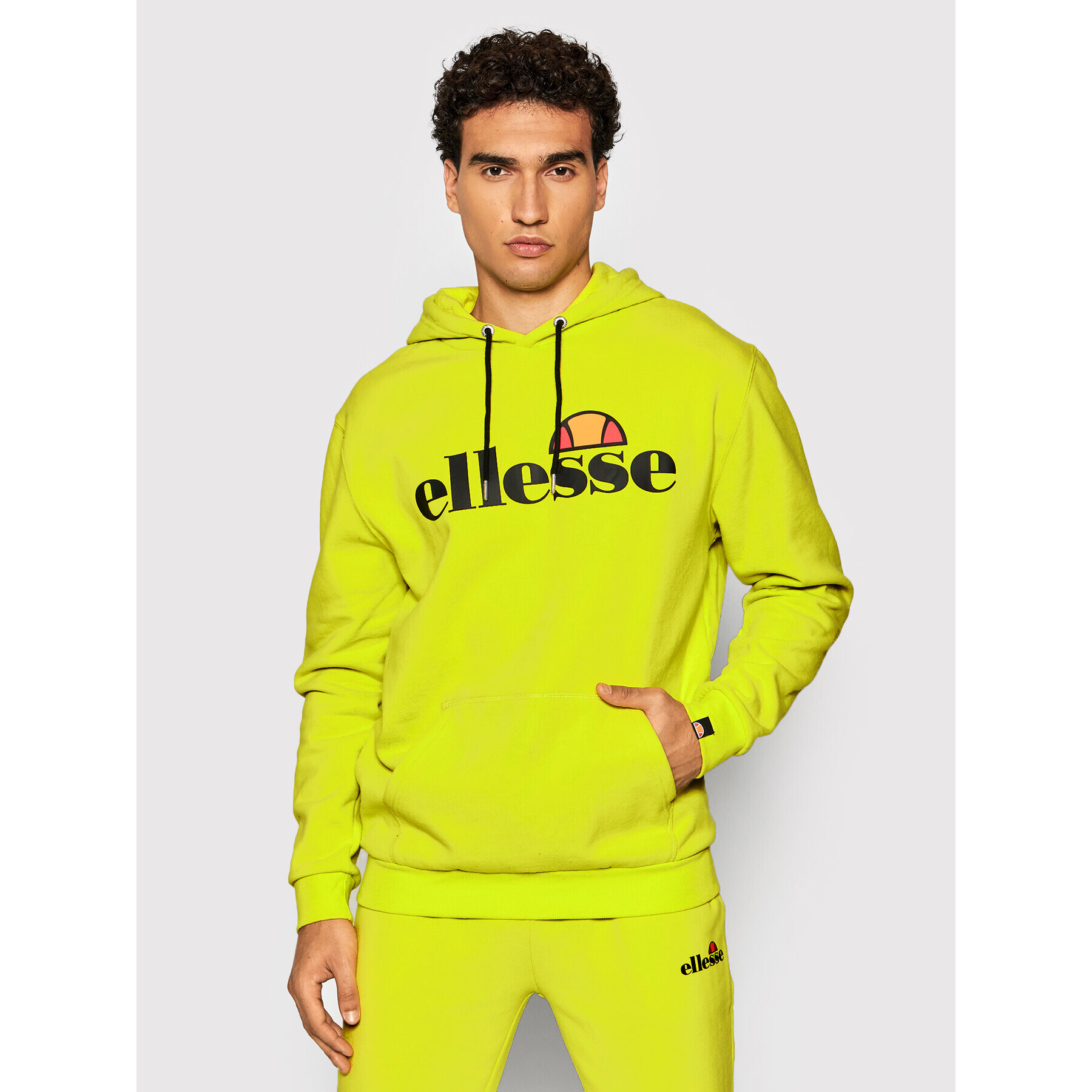 Ellesse Pulóver Sl Gottero Oh SHK07407 Zöld Regular Fit - Pepit.hu