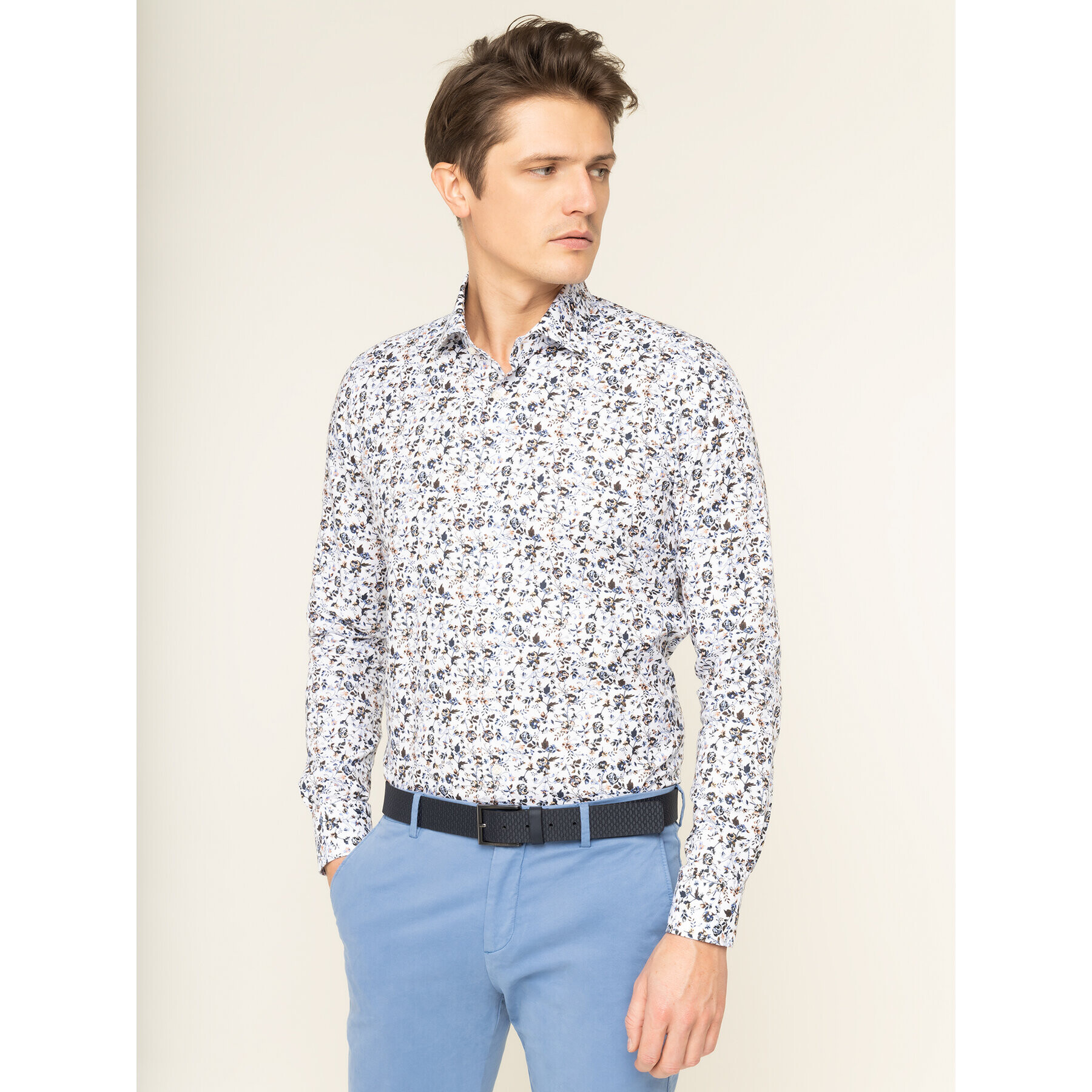 Emanuel Berg Ing Mr.Crown PEB46678 Fehér Slim Fit - Pepit.hu