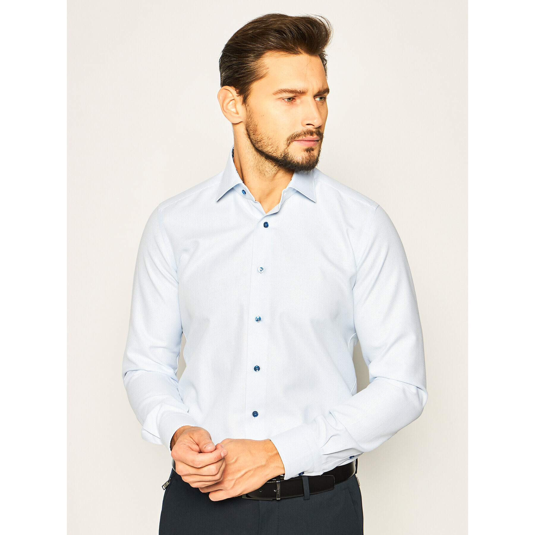 Emanuel Berg Ing Mr.Crown PEB47813 Kék Slim Fit - Pepit.hu