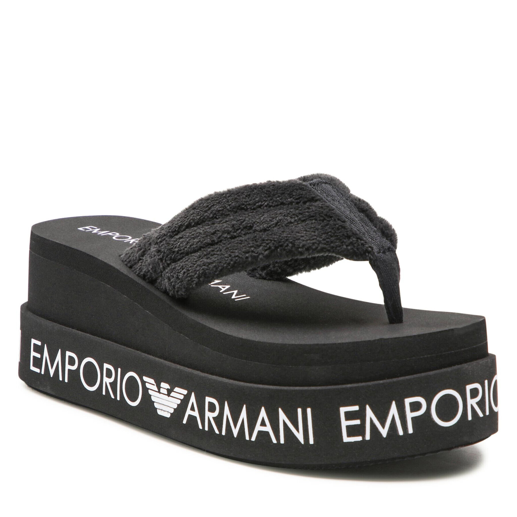 Emporio Armani Flip-flops XVQS04 XM764 Q729 Fekete - Pepit.hu