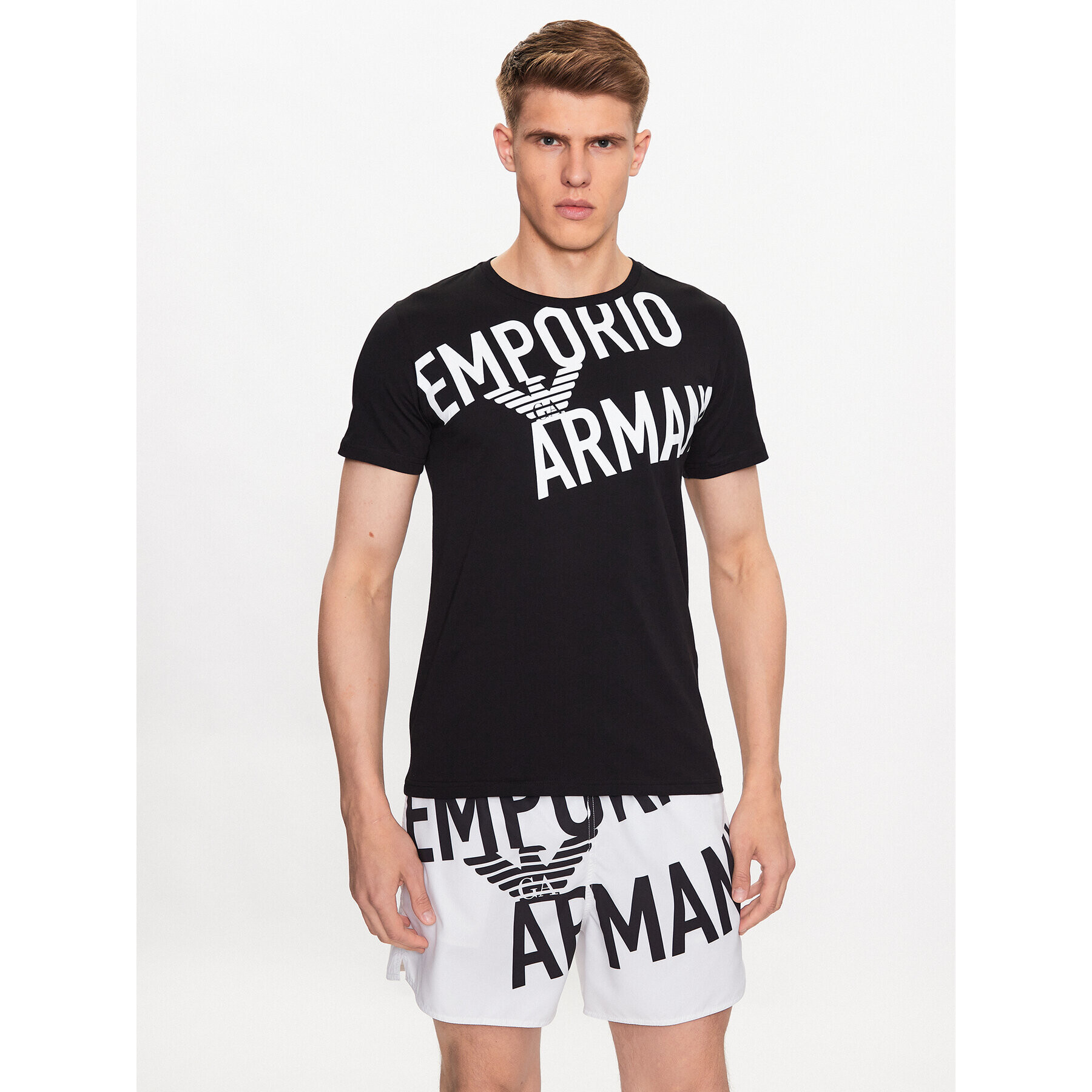 Emporio Armani Póló 211818 3R476 21921 Fekete Regular Fit - Pepit.hu