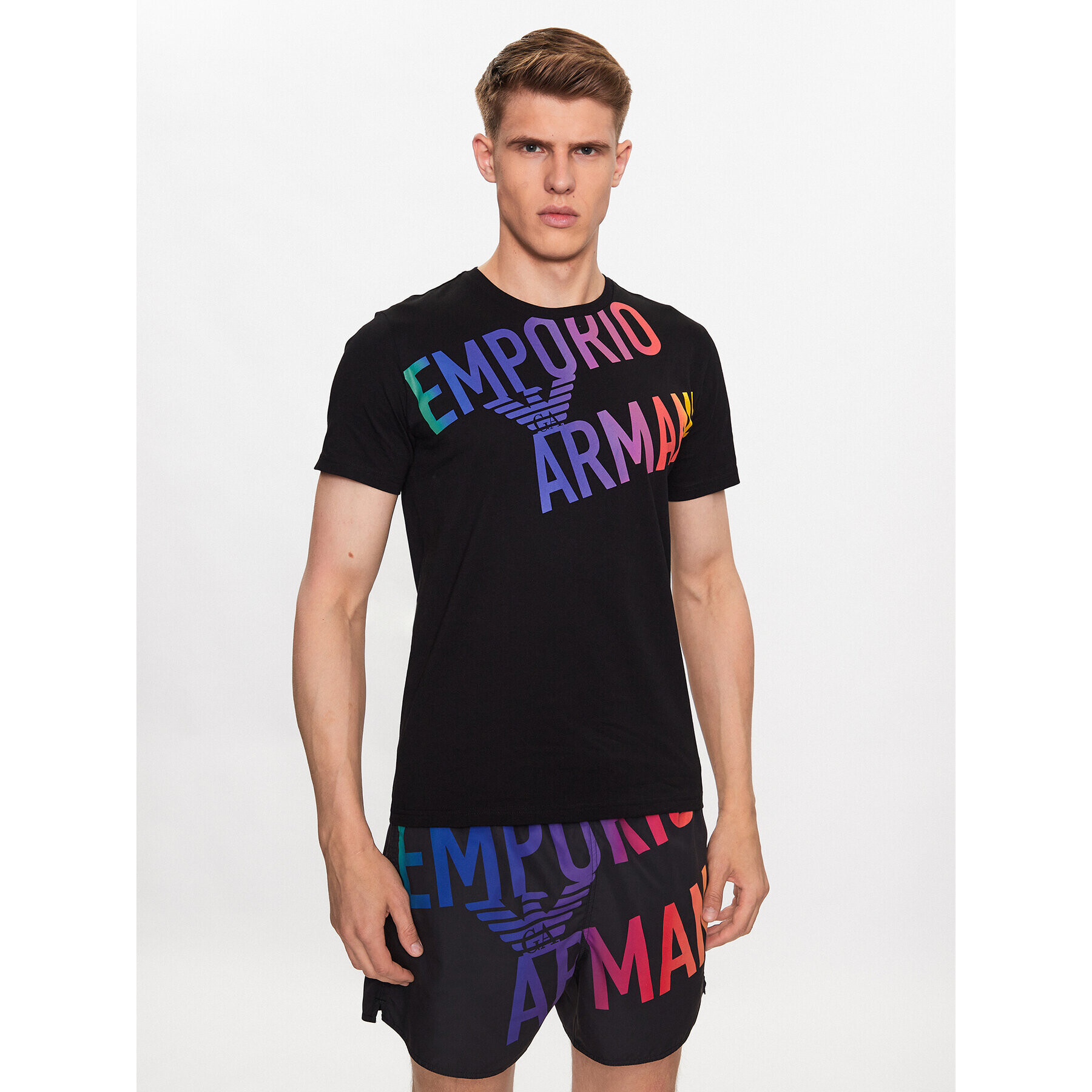 Emporio Armani Póló 211818 3R476 22121 Fekete Regular Fit - Pepit.hu