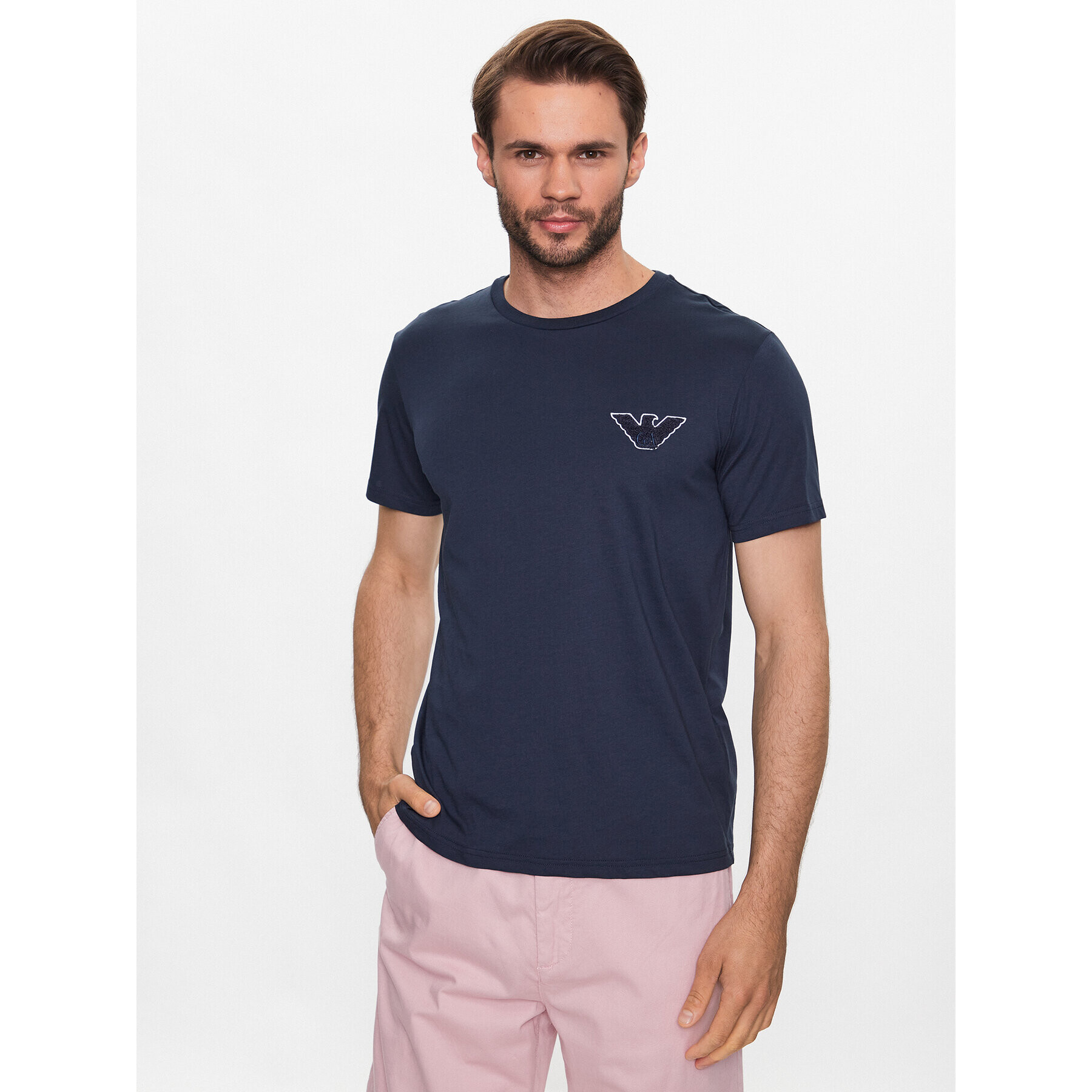 Emporio Armani Póló 211818 3R483 06935 Sötétkék Regular Fit - Pepit.hu