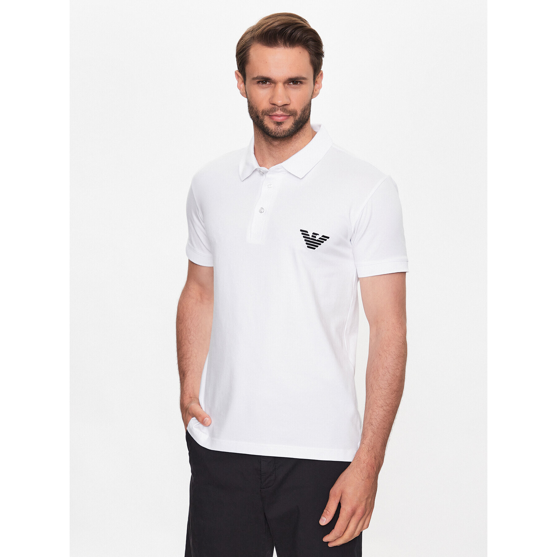 Emporio Armani Pólóing 211804 3R482 00010 Fehér Regular Fit - Pepit.hu