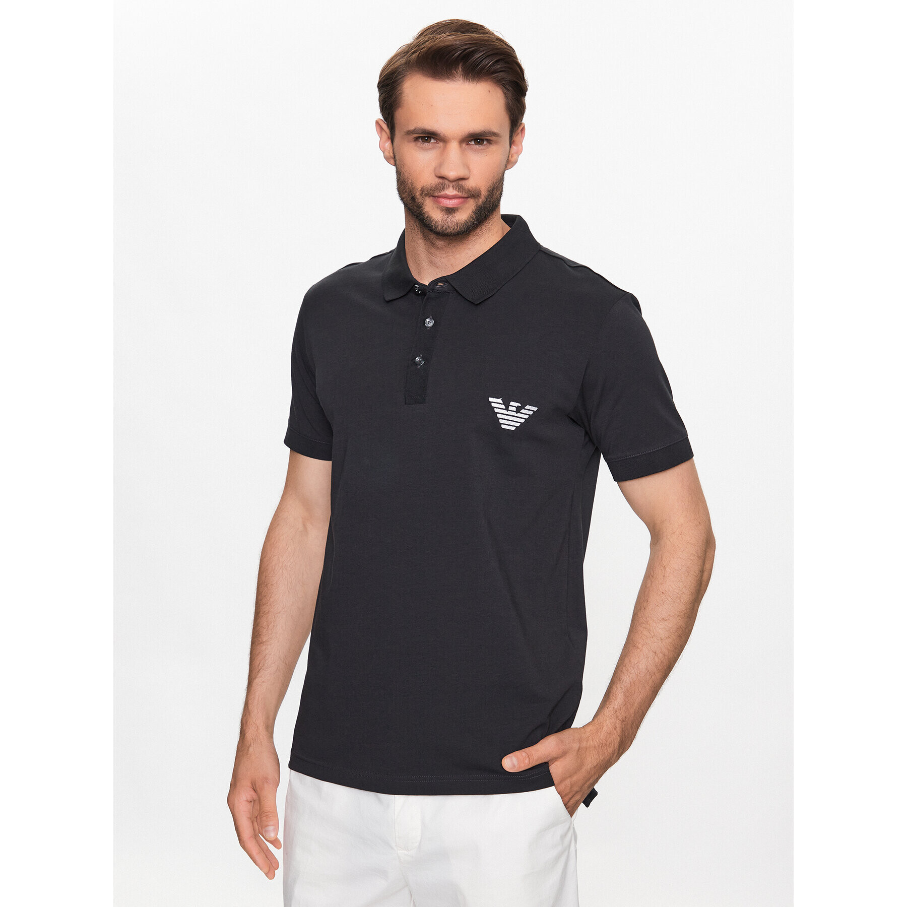 Emporio Armani Pólóing 211804 3R482 00020 Fekete Regular Fit - Pepit.hu