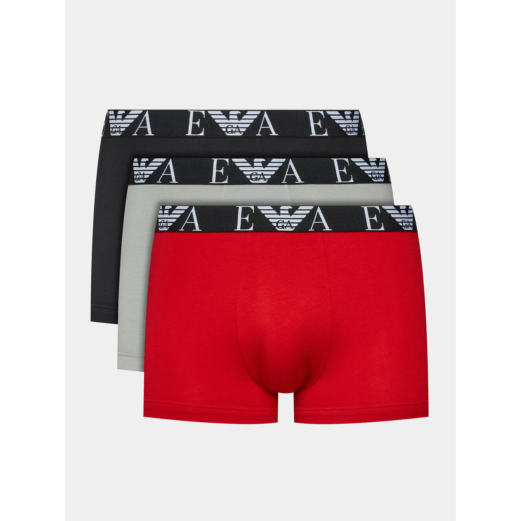 Emporio Armani Underwear 3 darab boxer 111357 3F715 41074 Piros - Pepit.hu