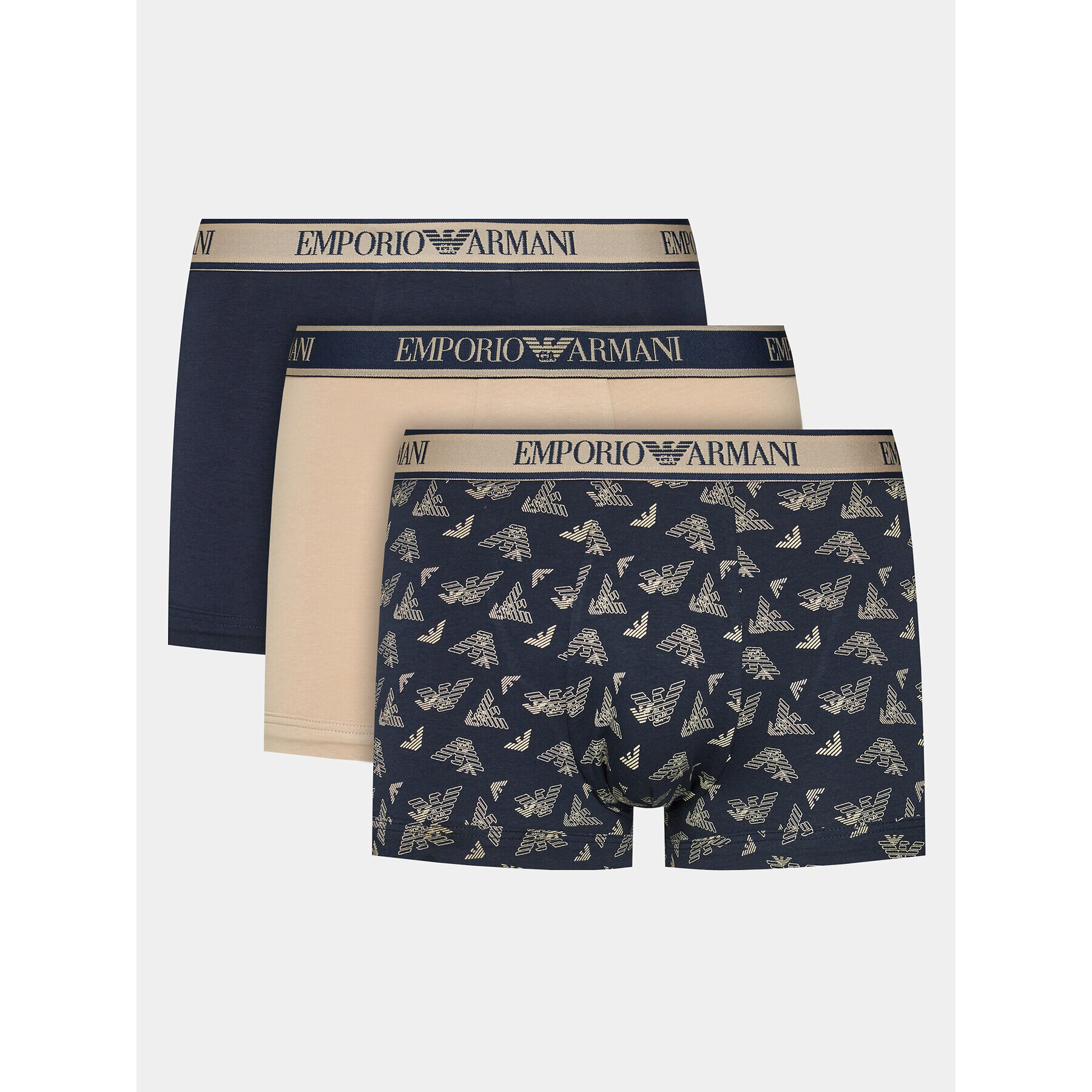 Emporio Armani Underwear 3 darab boxer 111357 3F717 11250 Bézs - Pepit.hu