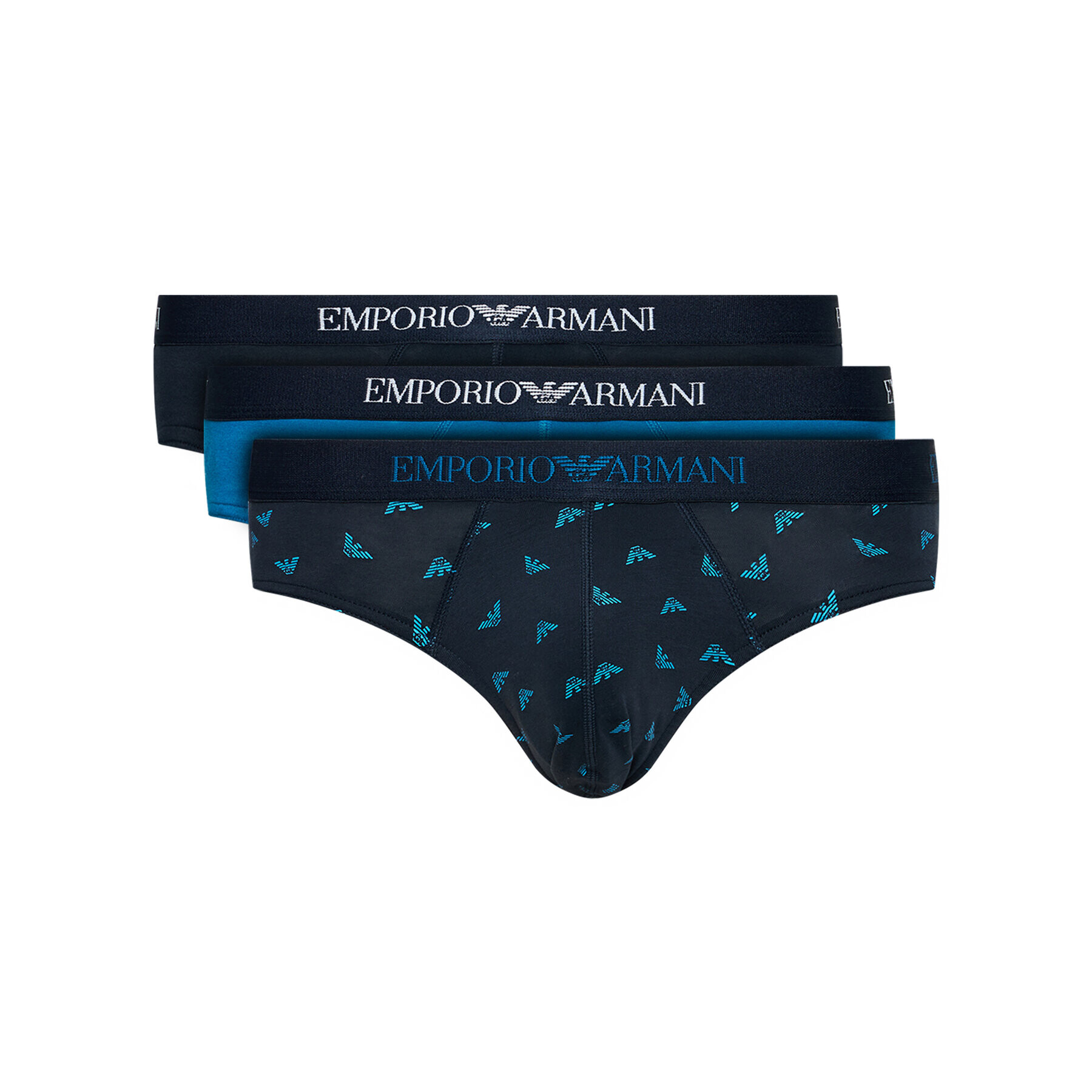 Emporio Armani Underwear 3 darab készlet 111624 1P722 76135 Sötétkék - Pepit.hu