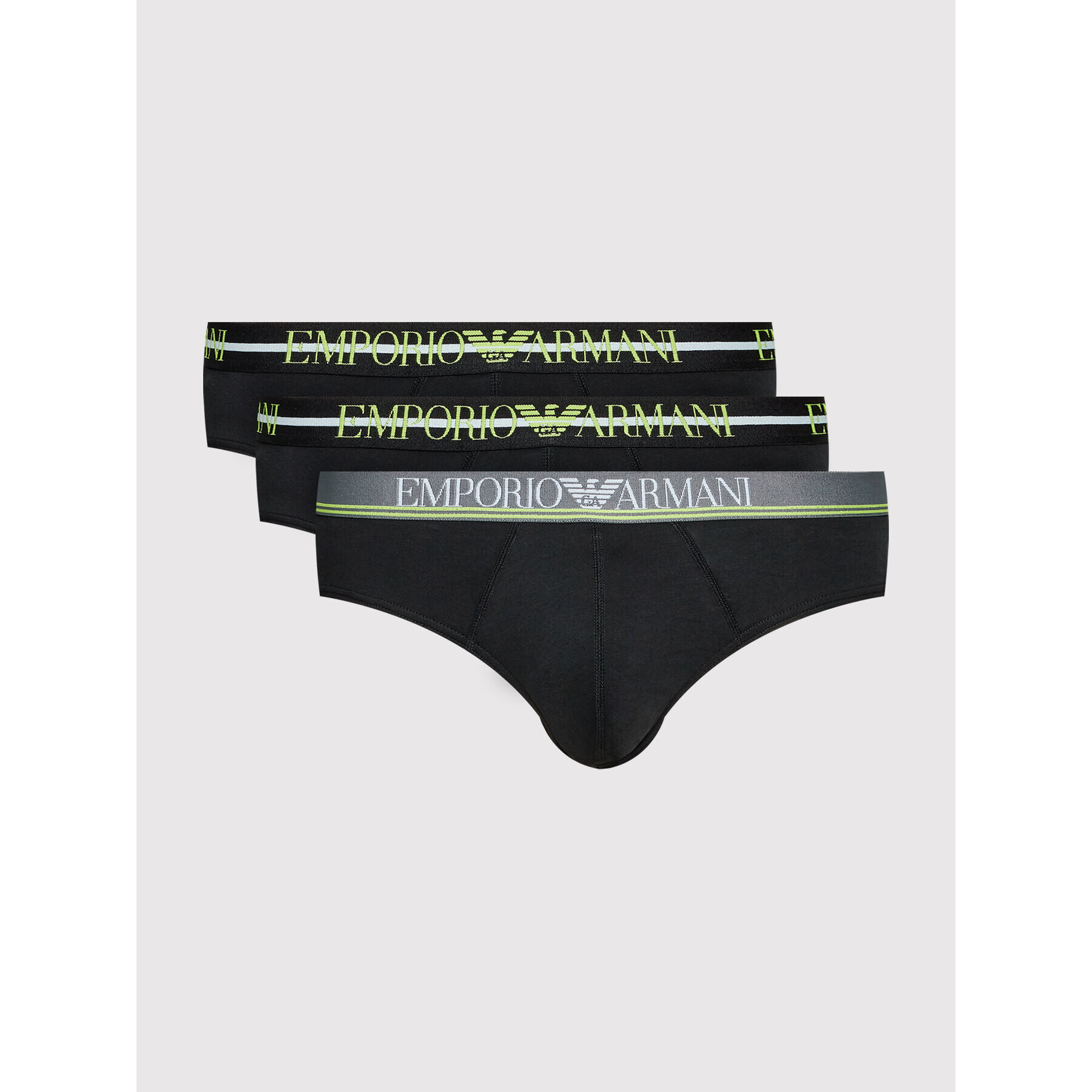 Emporio Armani Underwear 3 darab készlet 111734 2F723 21320 Fekete - Pepit.hu