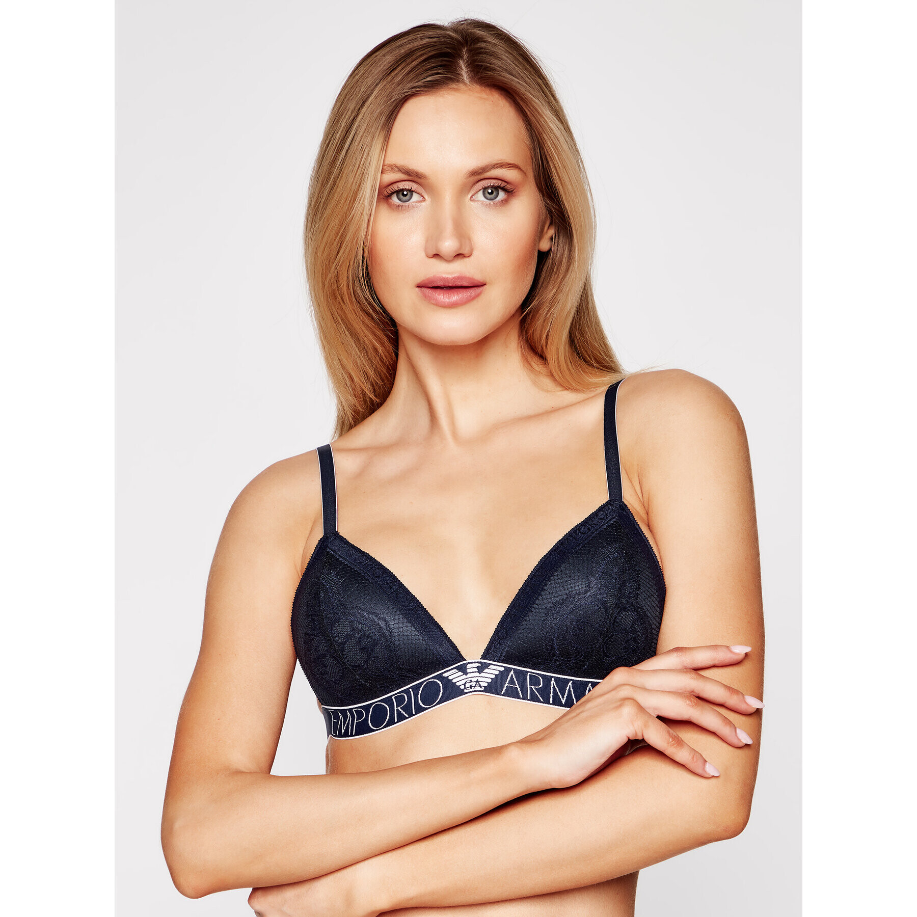 Emporio Armani Underwear Bralette melltartó 164298 1P216 00135 Sötétkék - Pepit.hu