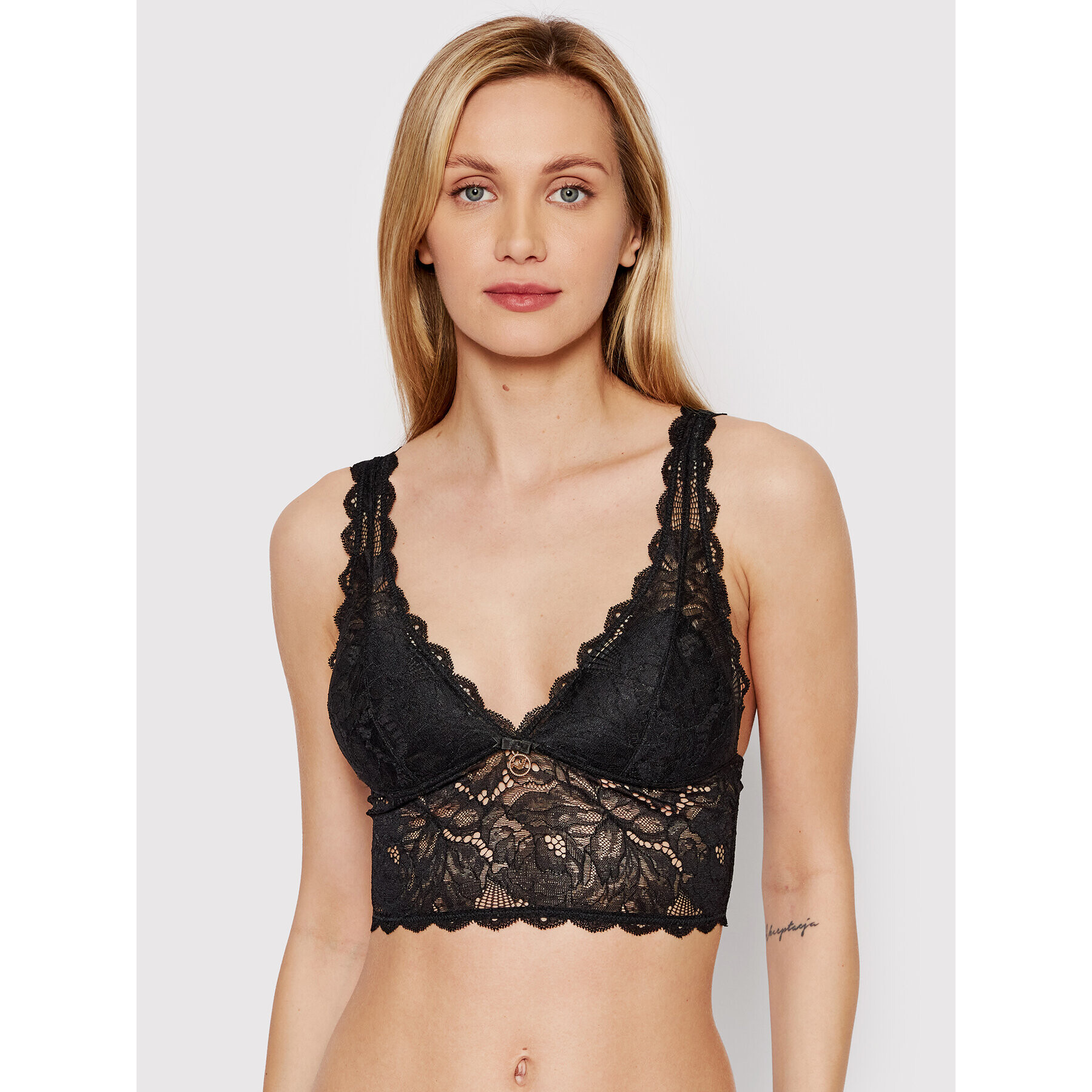 Emporio Armani Underwear Bralette melltartó 164313 2R218 00020 Fekete - Pepit.hu