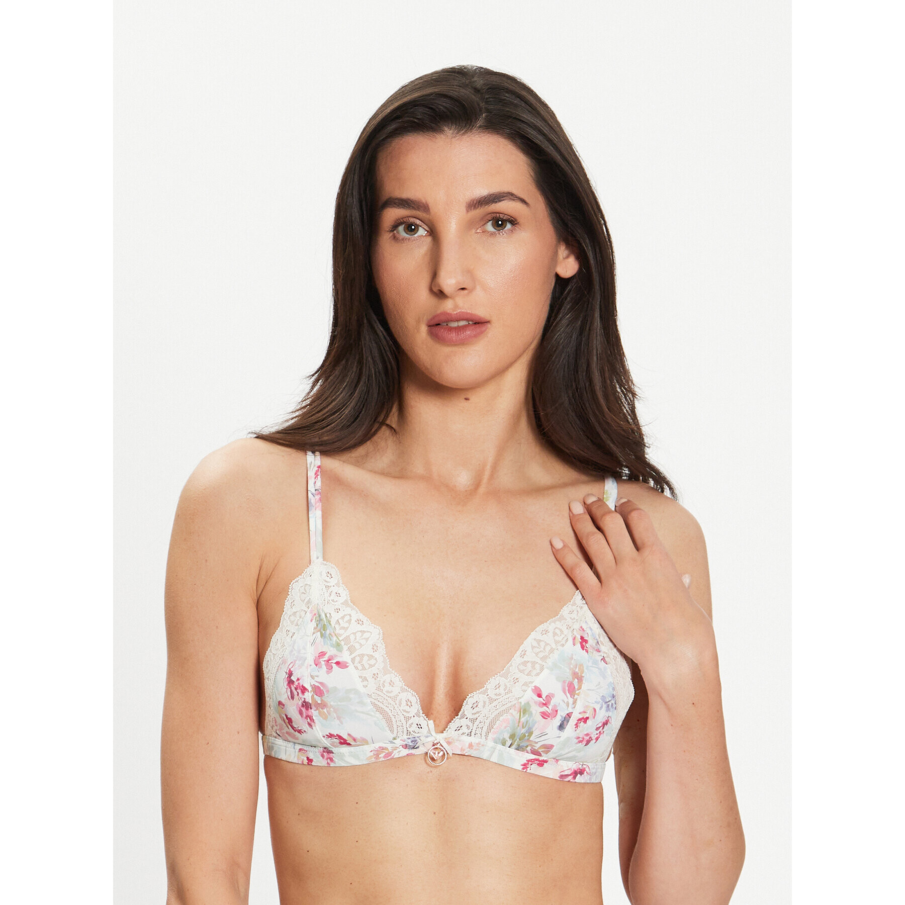 Emporio Armani Underwear Bralette melltartó 164651 3R212 99110 Ekru - Pepit.hu