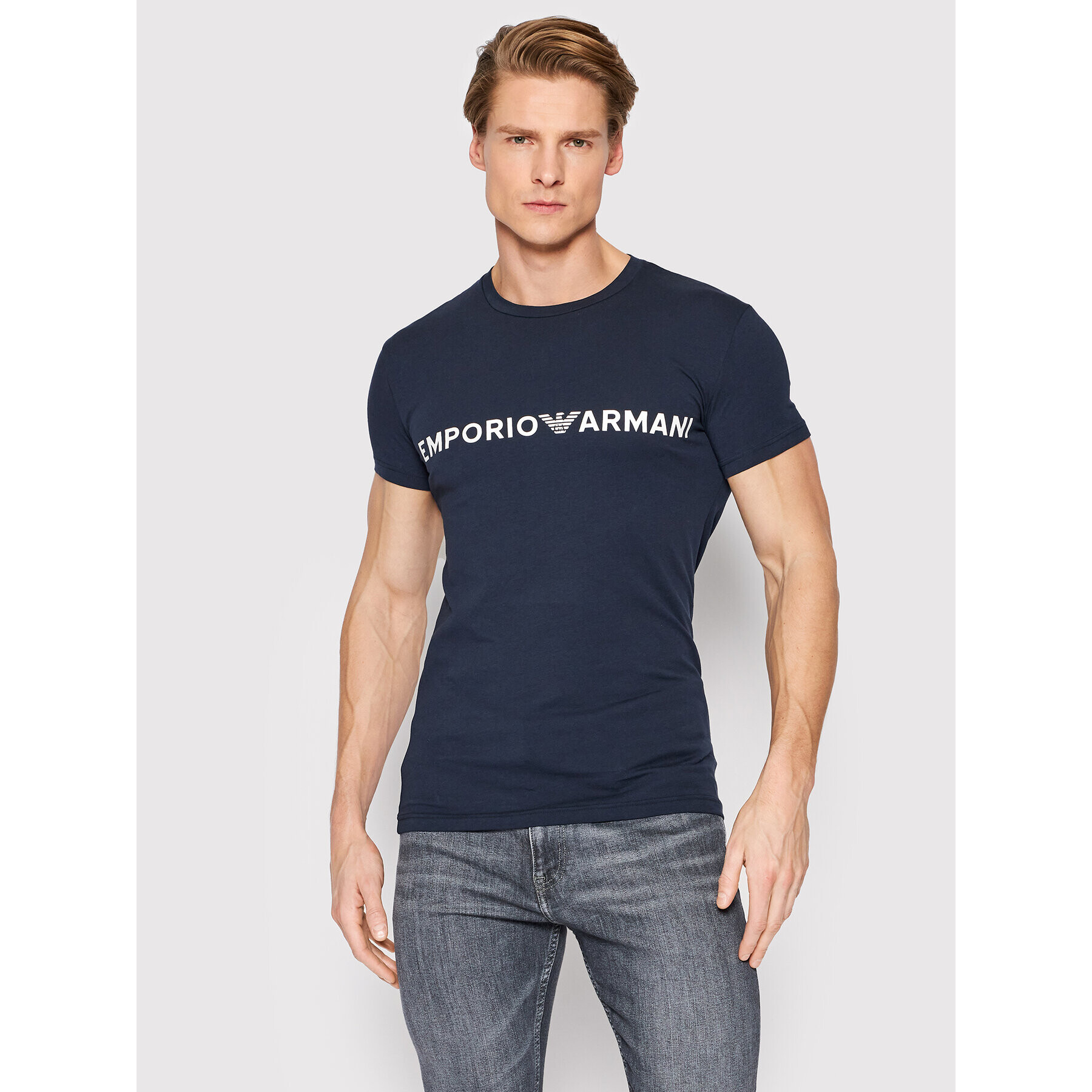 Emporio Armani Underwear Póló 111035 2R516 00135 Sötétkék Regular Fit - Pepit.hu