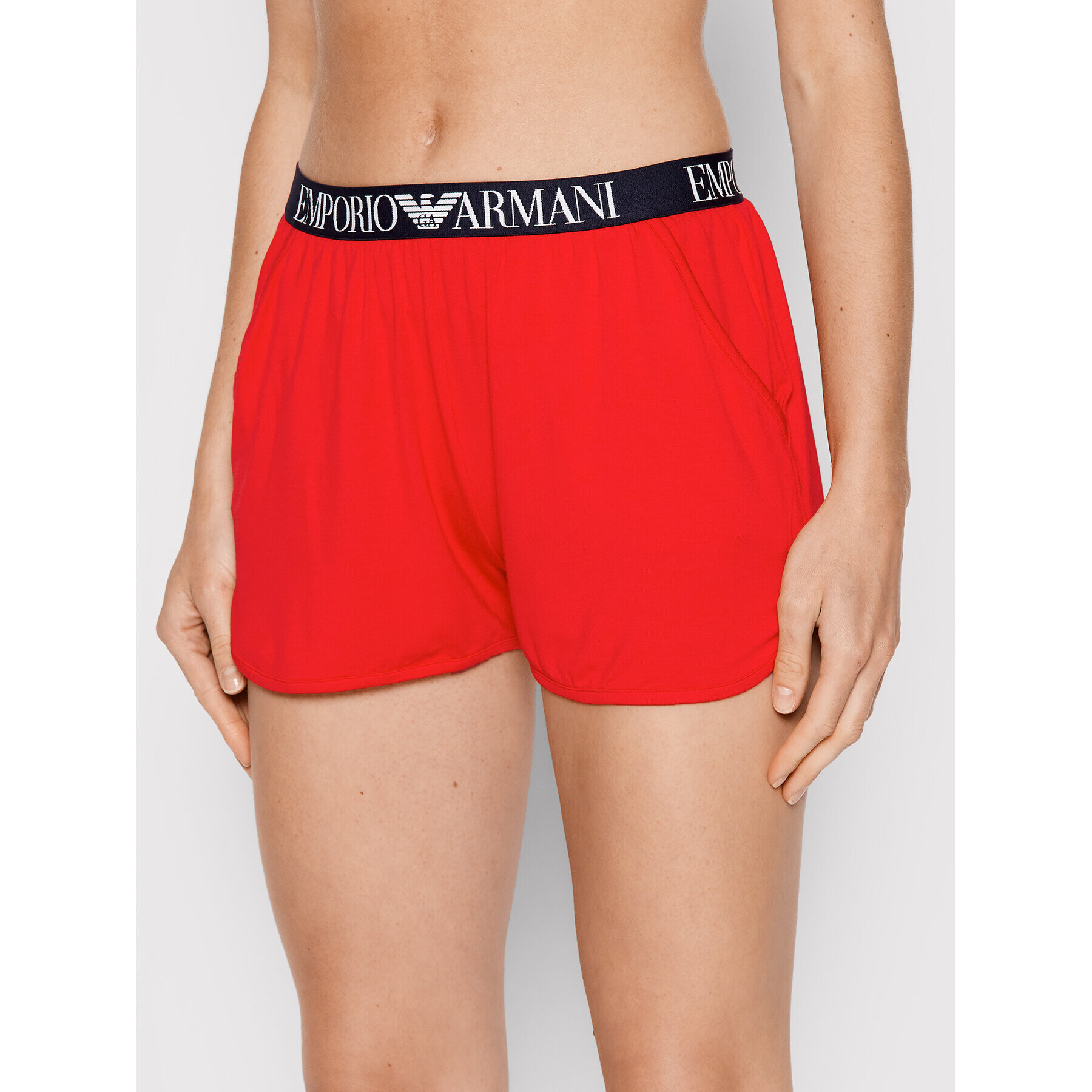 Emporio Armani Underwear Rövid pizsama nadrág 262523 2R314 00173 Piros Regular Fit - Pepit.hu