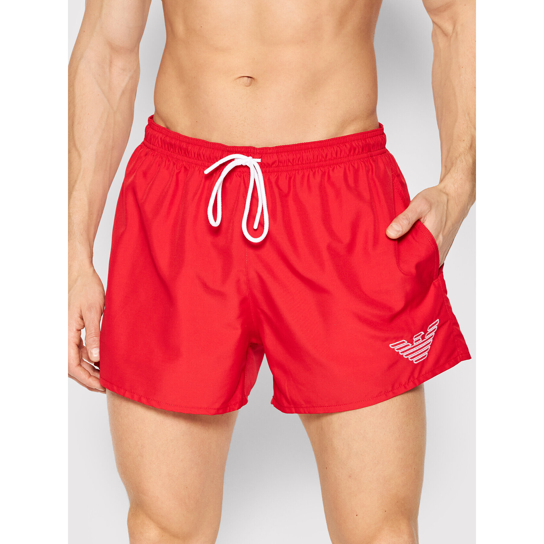 Emporio Armani Underwear Úszónadrág 211752 2R438 00173 Piros Regular Fit - Pepit.hu