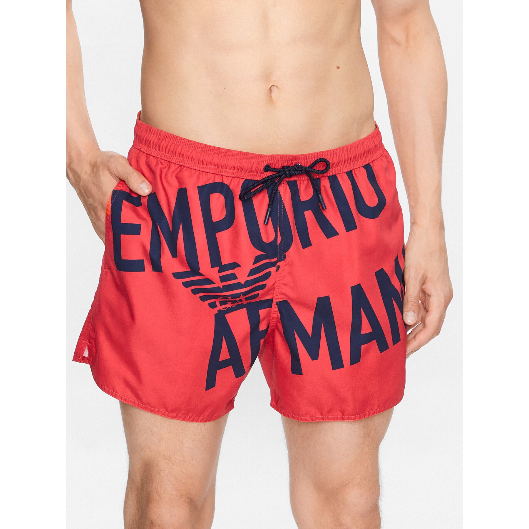 Emporio Armani Úszónadrág 211740 3R424 21875 Piros Regular Fit - Pepit.hu