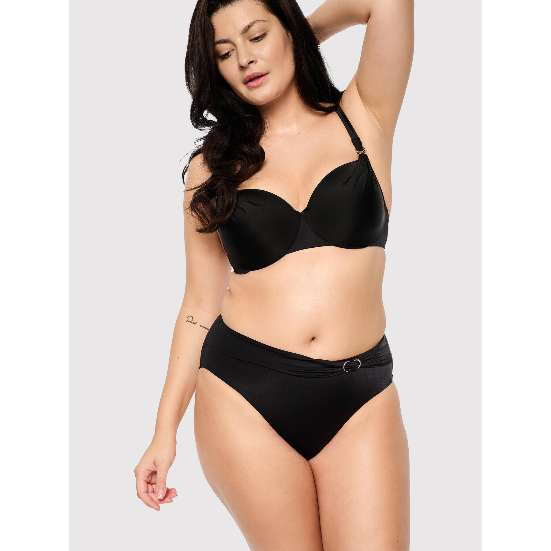 Esotiq Bikini alsó Mango 39718 Fekete - Pepit.hu