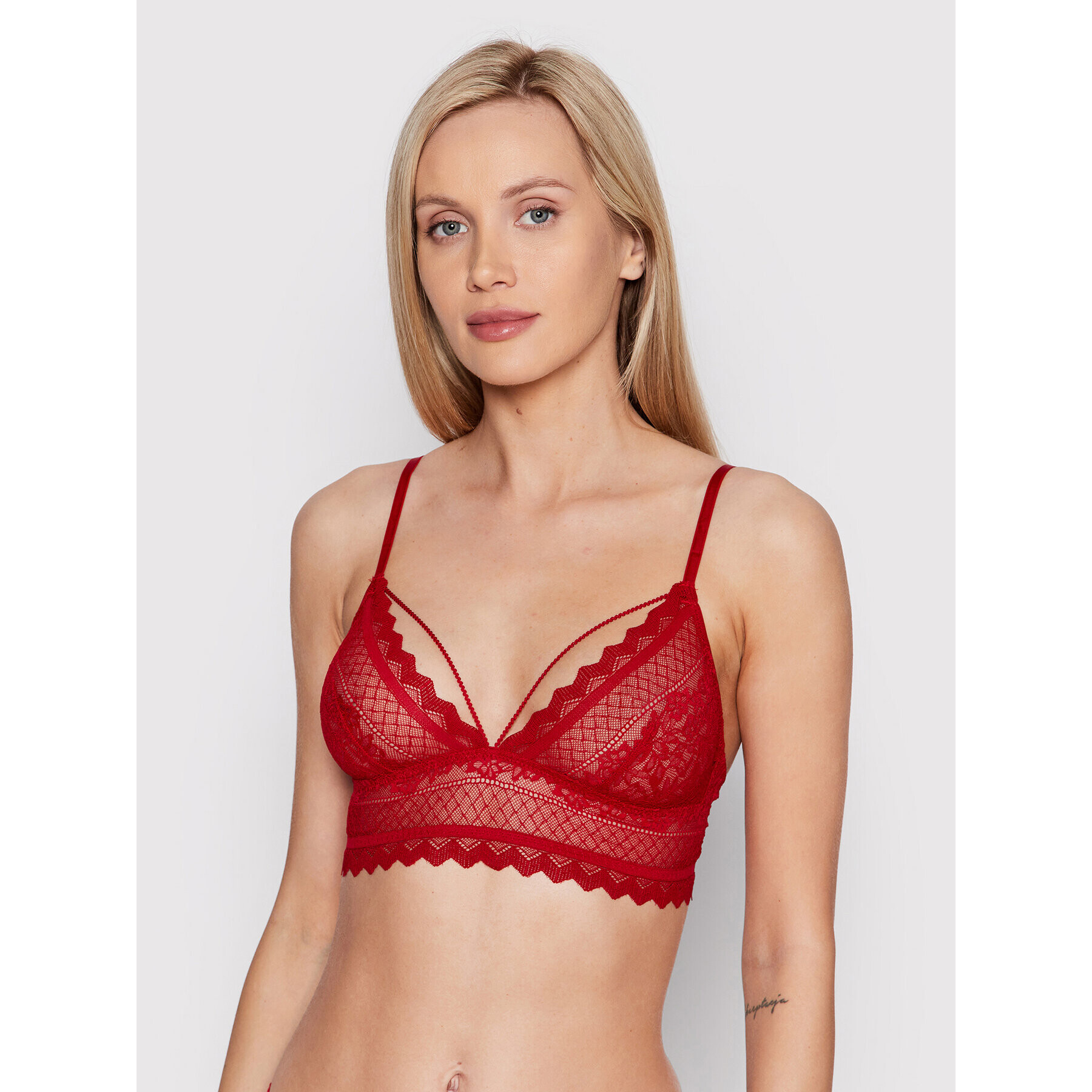 Etam Bralette melltartó Hymne 6529448 Piros - Pepit.hu