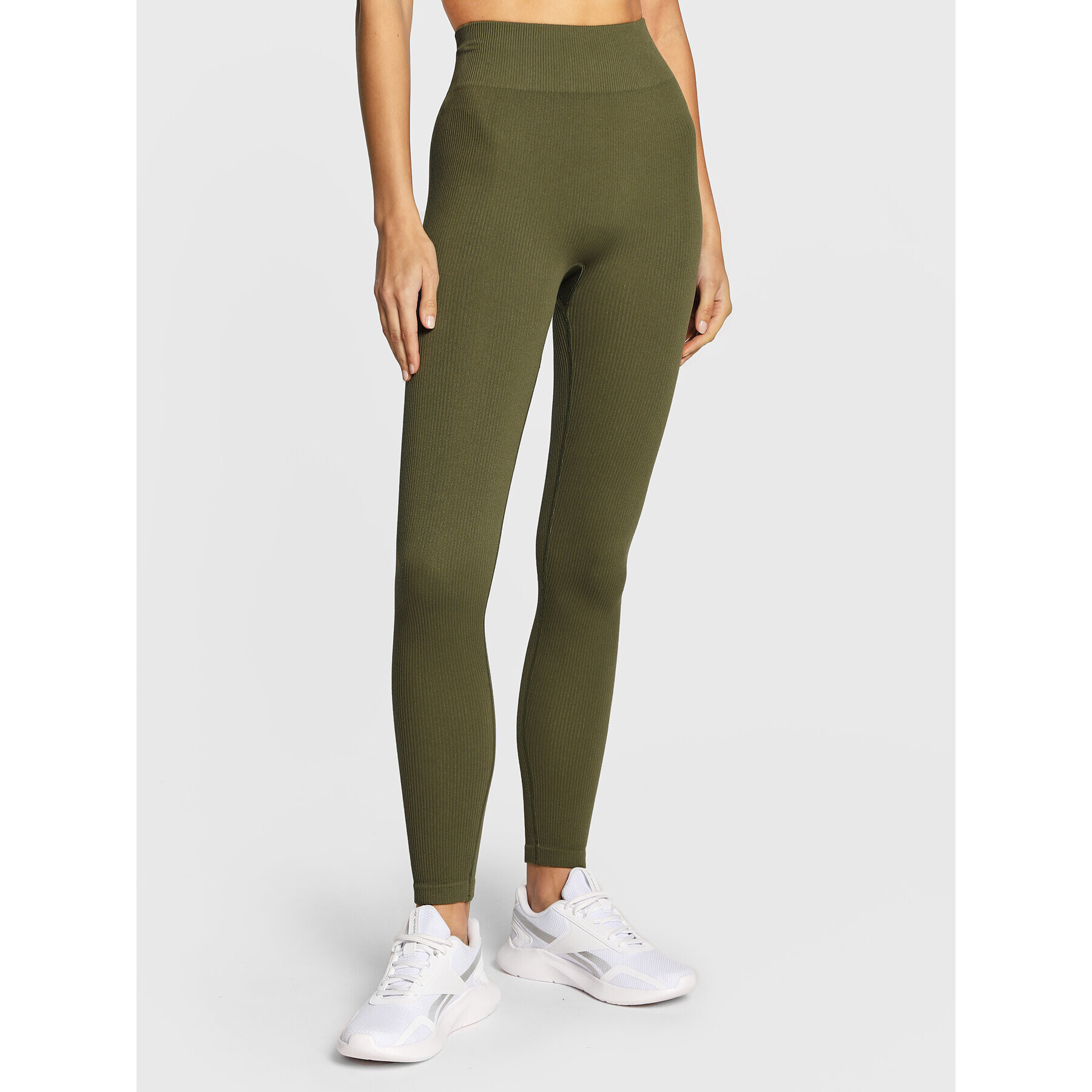 Etam Leggings Active 6534617 Khaki Slim Fit - Pepit.hu