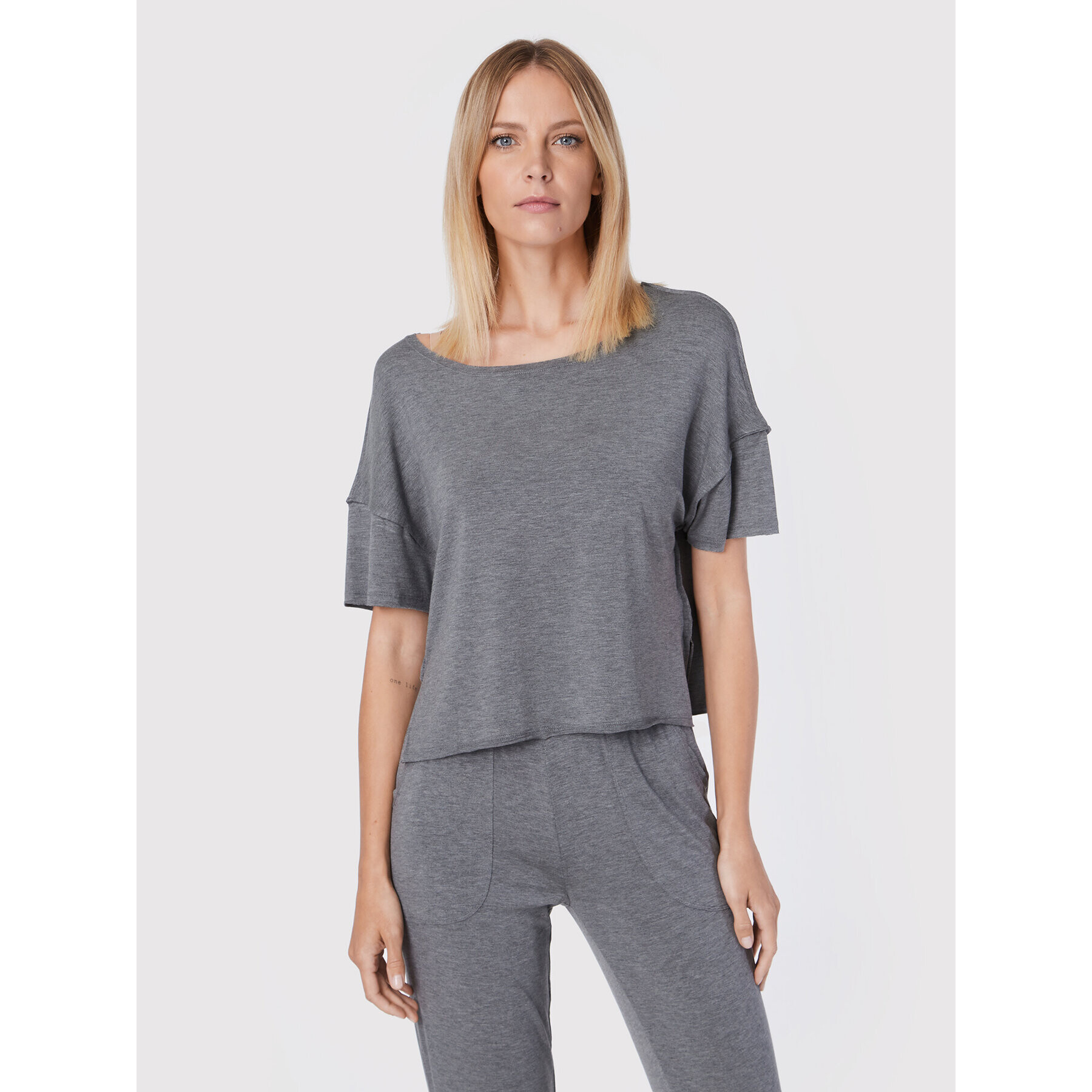 Etam Pizsama felső Alva 6534313 Szürke Relaxed Fit - Pepit.hu