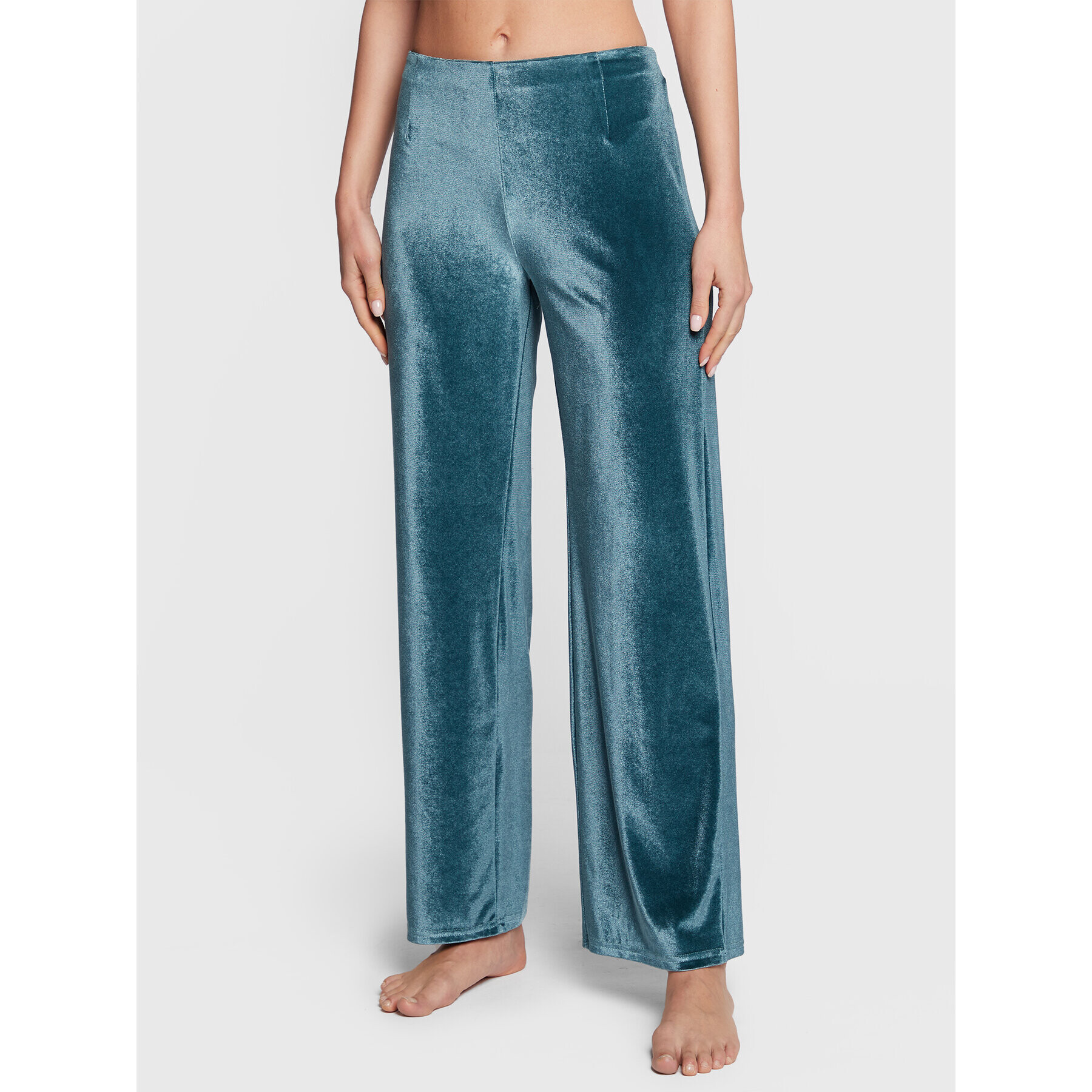 Etam Pizsama nadrág Velvety 6537259 Zöld Relaxed Fit - Pepit.hu