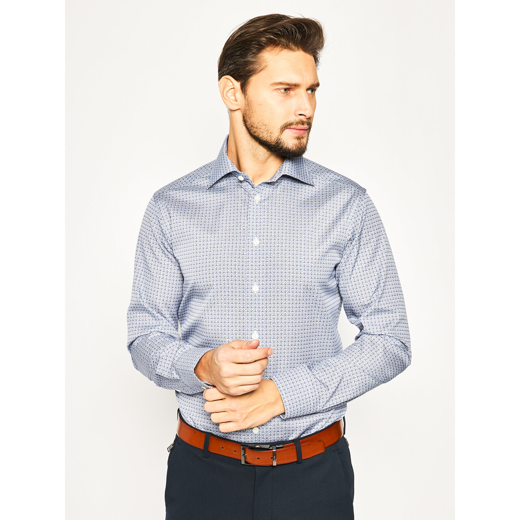 Eton Ing 100000883 Sötétkék Slim Fit - Pepit.hu