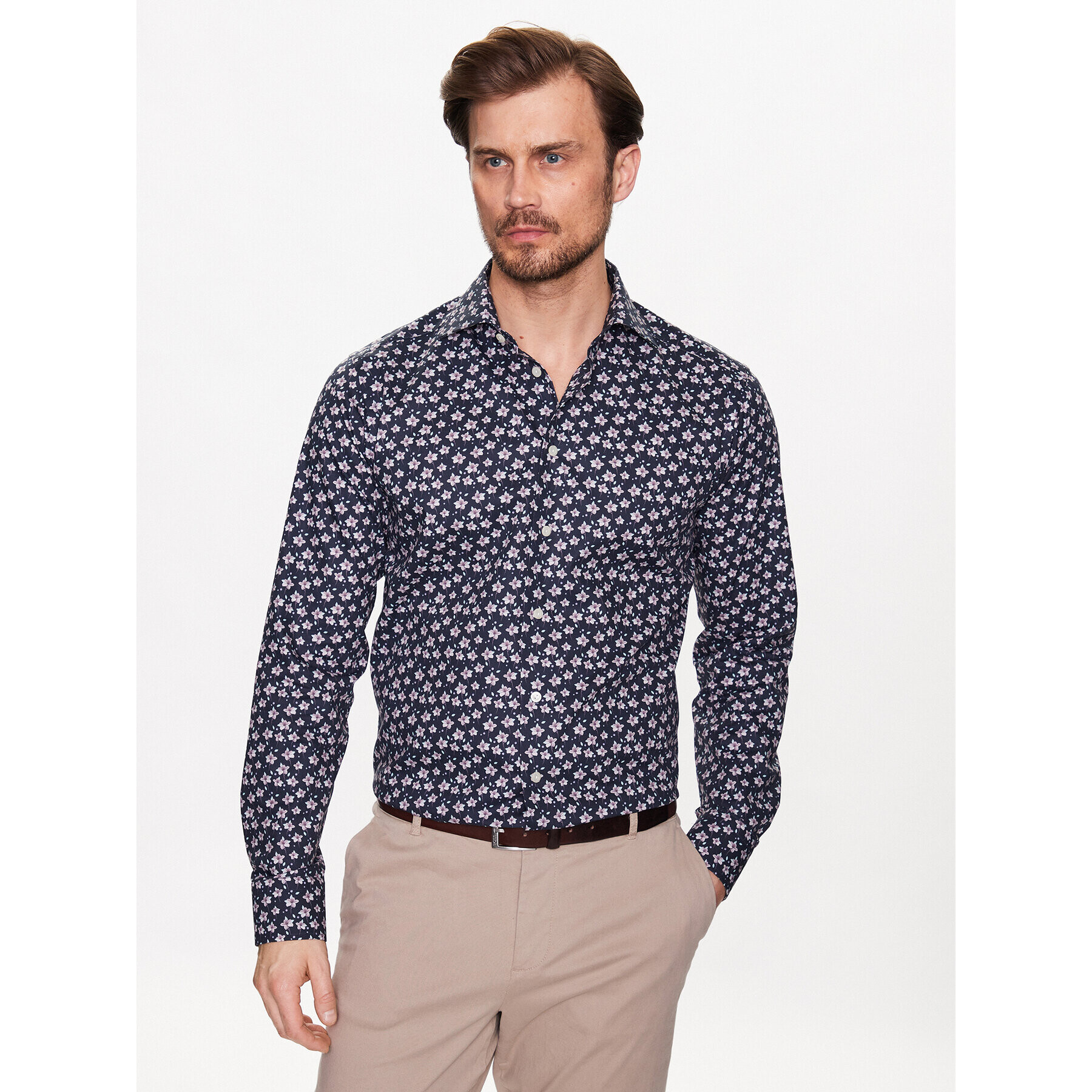 Eton Ing 100004174 Sötétkék Slim Fit - Pepit.hu