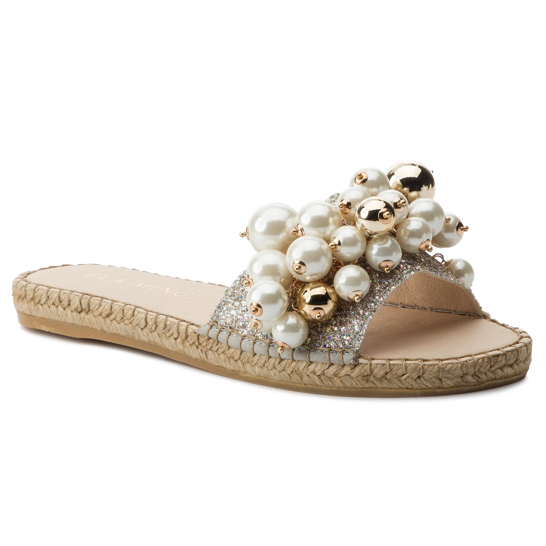 Eva Minge Espadrilles EM-14-05-000109 Ezüst - Pepit.hu