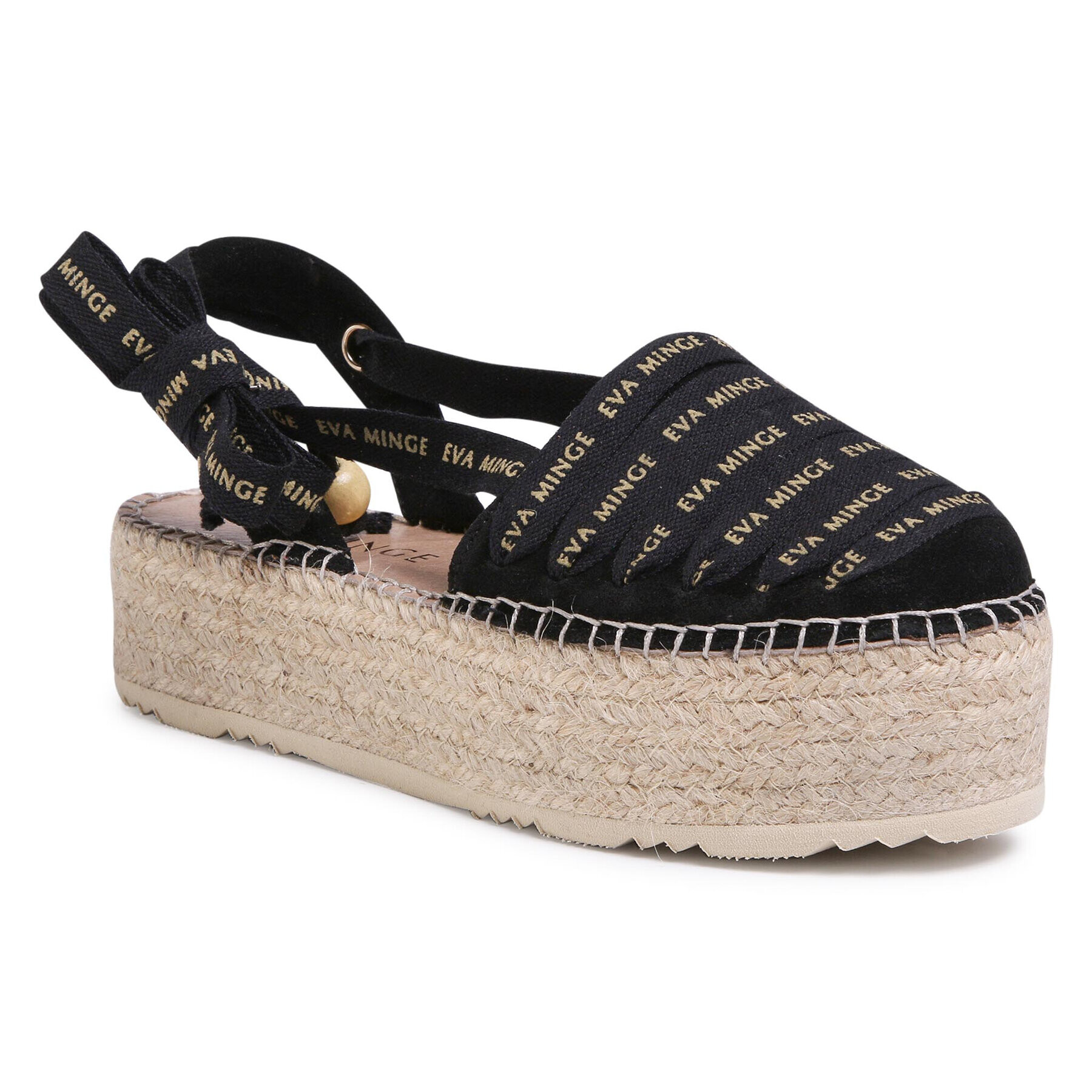 Eva Minge Espadrilles EM-14-07-000728 Fekete - Pepit.hu