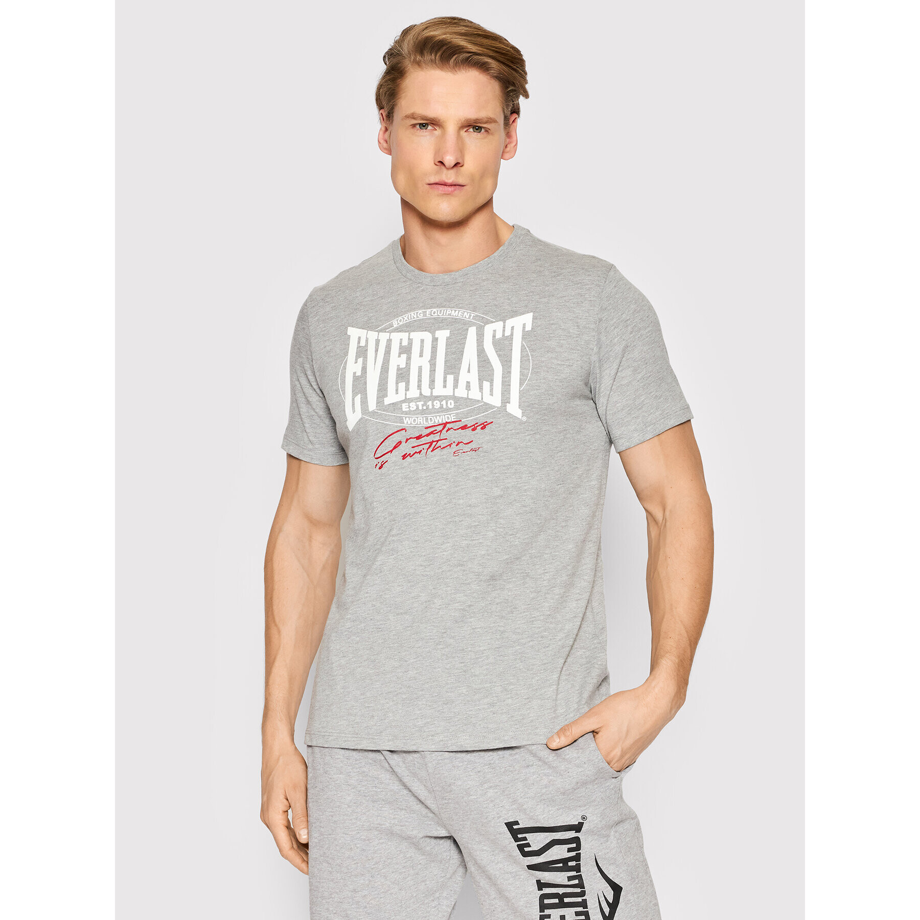 Everlast Póló 894121-60 Szürke Regular Fit - Pepit.hu