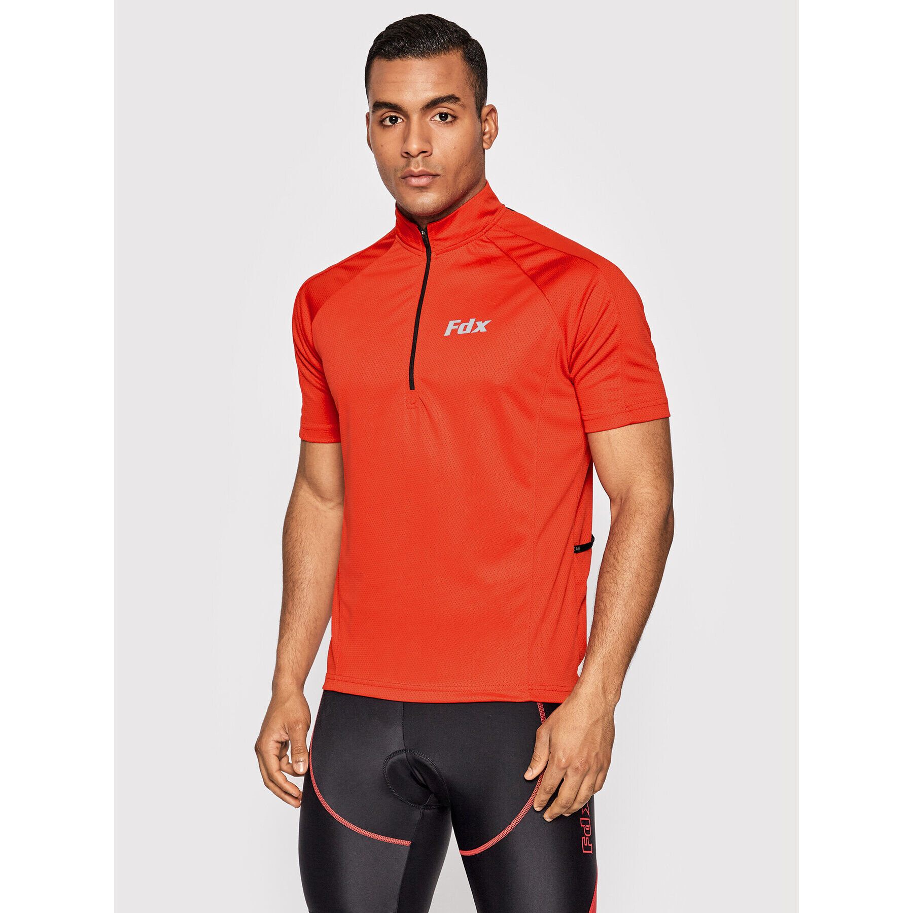 FDX Kerékpáros mez Hiviz 2050 Piros Slim Fit - Pepit.hu