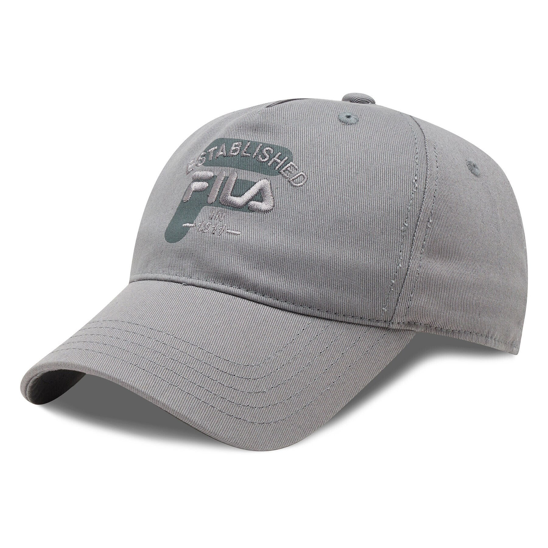 Fila Baseball sapka Barnaul 5 Panel Cap With Elevated Basic Logo FCU0086 Szürke - Pepit.hu