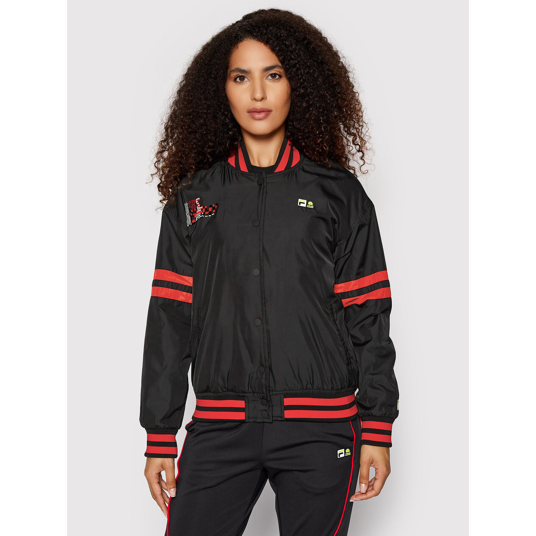 Fila Bomber dzseki College FAW0291 Fekete Regular Fit - Pepit.hu