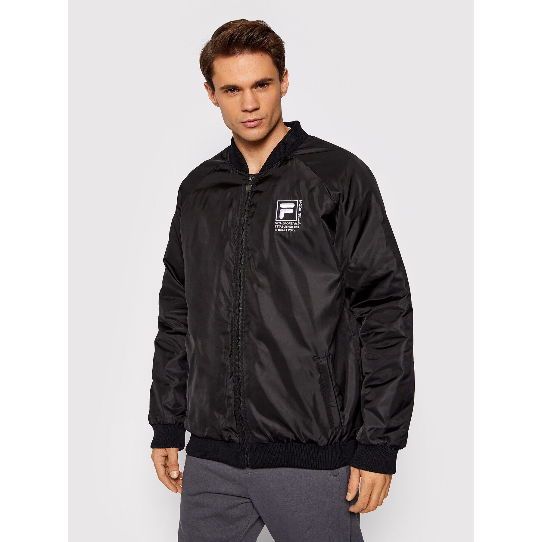 Fila Bomber dzseki Raam Light 689345 Fekete Regular Fit - Pepit.hu