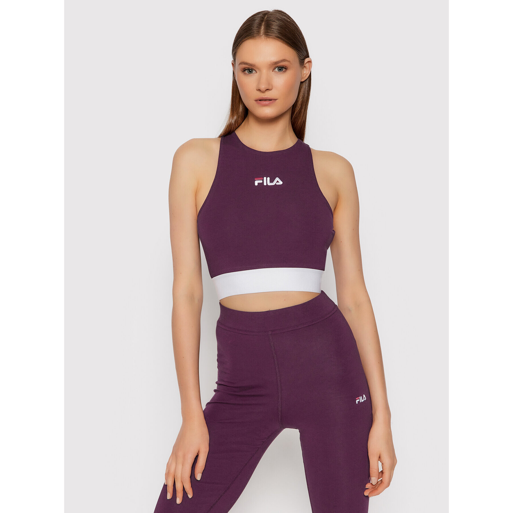 Fila Felső Ekanta 689121 Lila Slim Fit - Pepit.hu