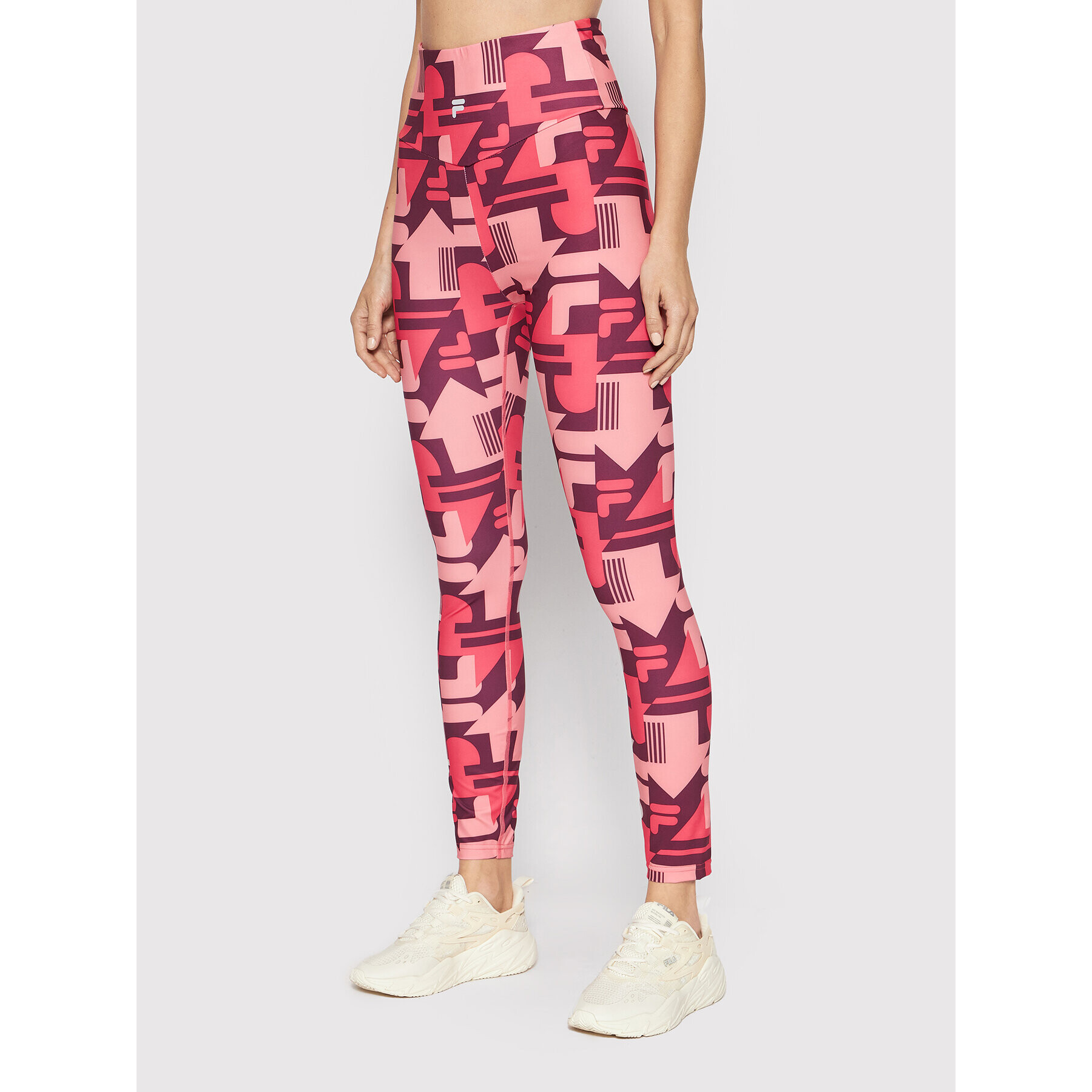 Fila Leggings Ragusa Aop FAW0052 Rózsaszín Slim Fit - Pepit.hu