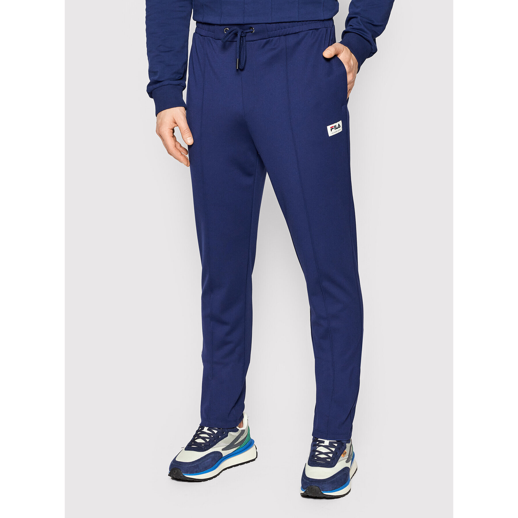 Fila Melegítő alsó Tatvan FAM0037 Sötétkék Regular Fit - Pepit.hu