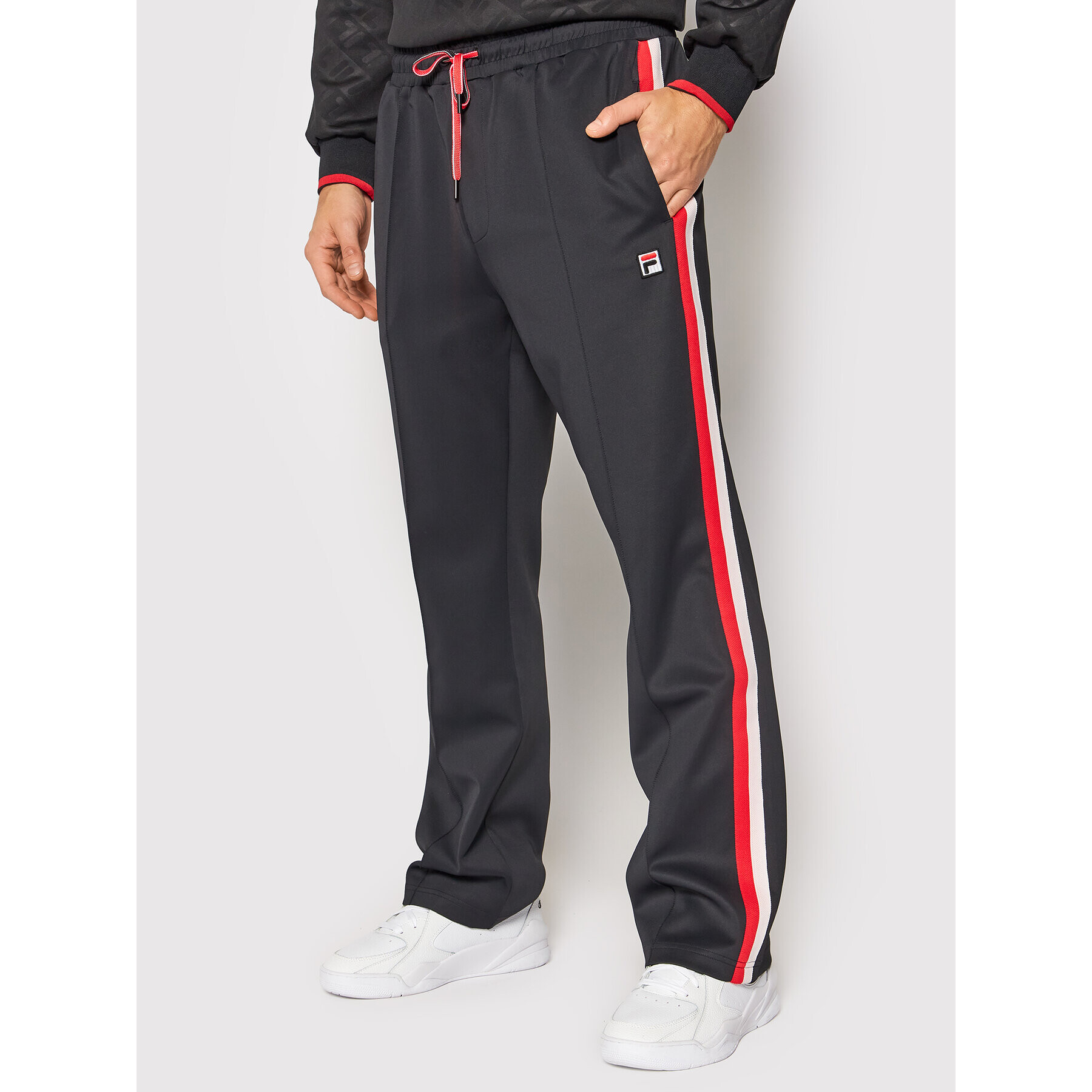 Fila Melegítő alsó Tauri 689170 Fekete Regular Fit - Pepit.hu