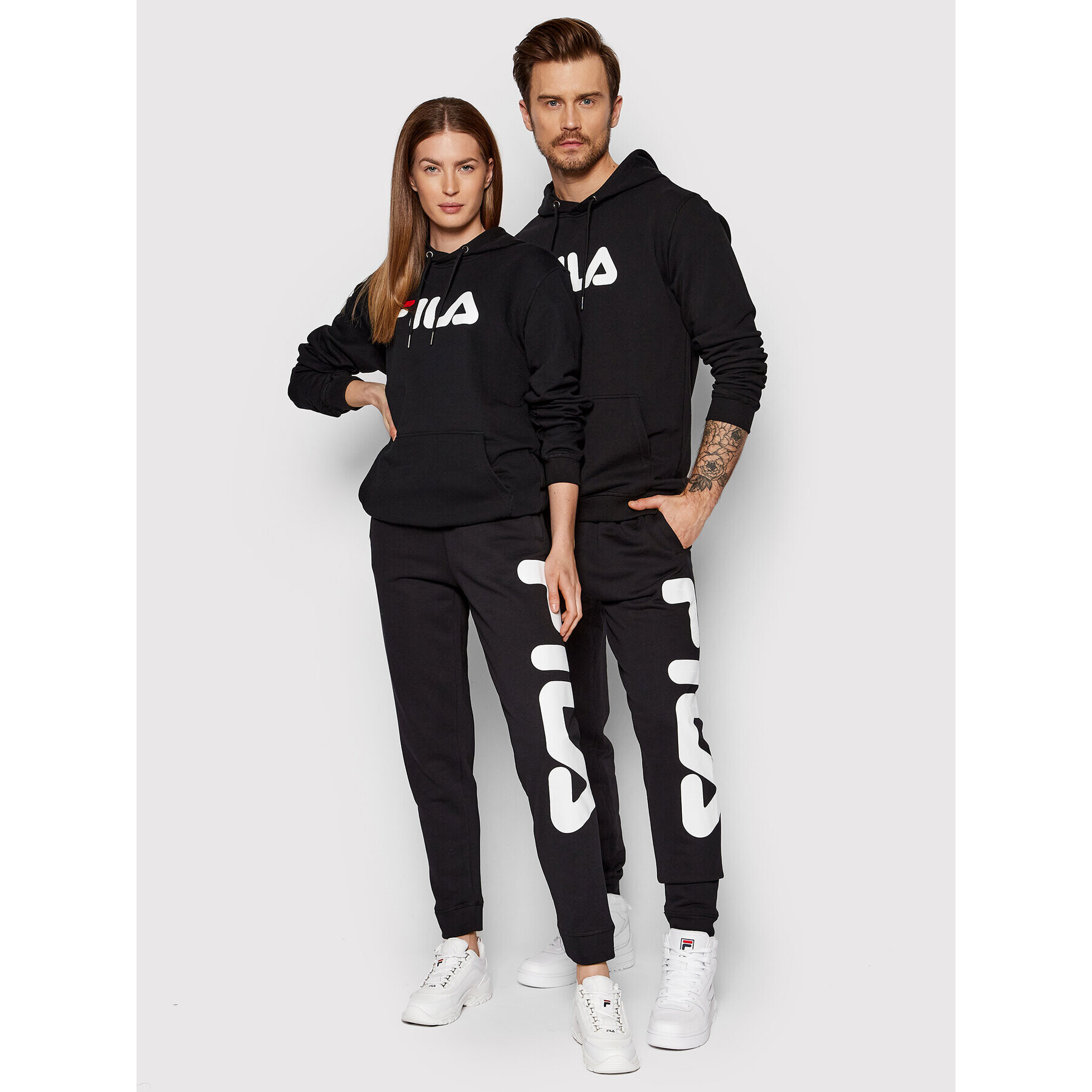 Fila Melegítő alsó Unisex Bronte FAU0069 Fekete Regular Fit - Pepit.hu