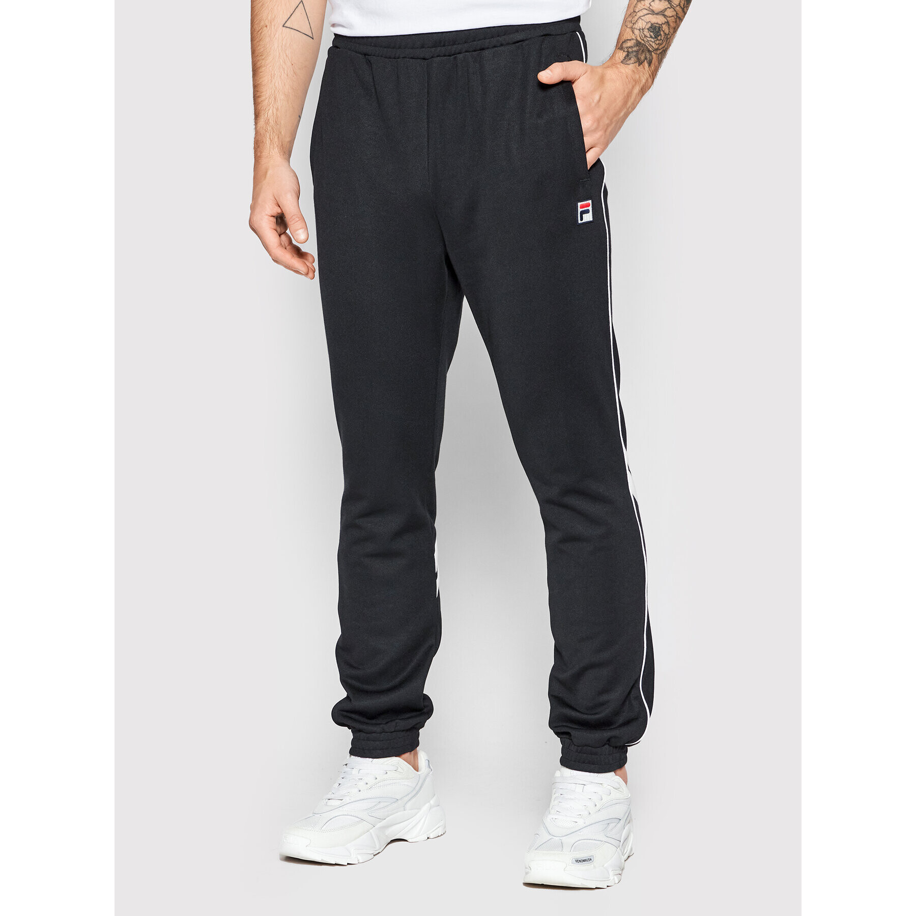 Fila Melegítő alsó Zvolen FAM0087 Fekete Regular Fit - Pepit.hu