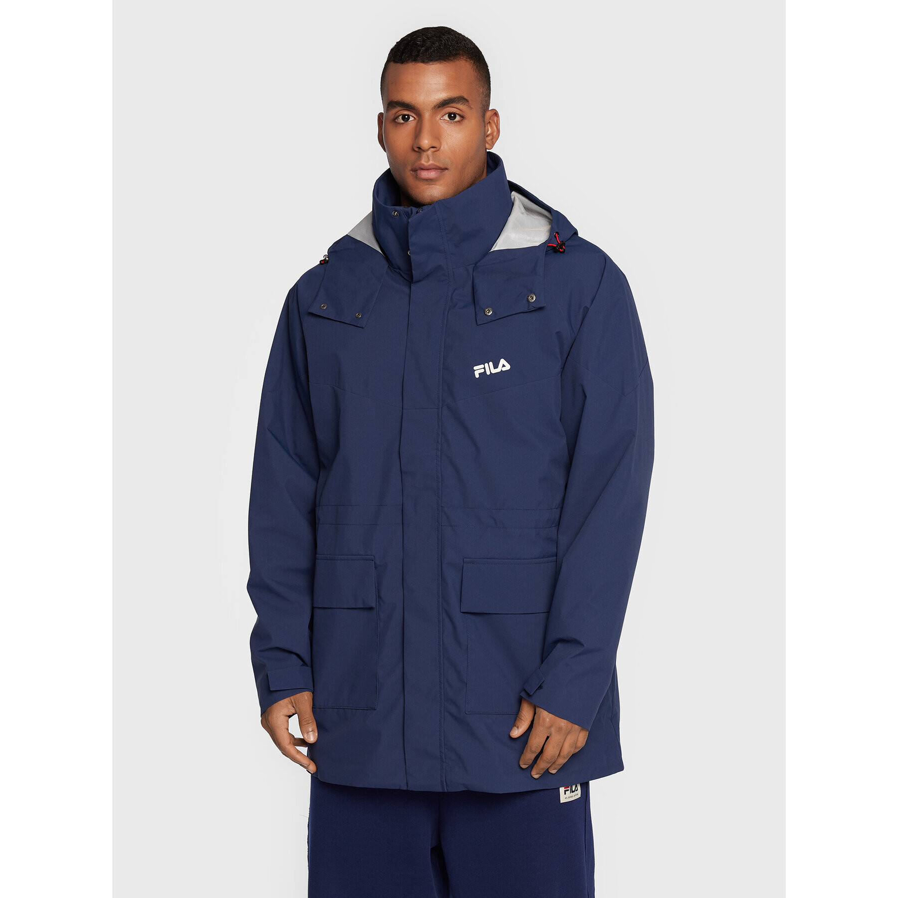 Fila Parka Tanvald FAM0195 Sötétkék Regular Fit - Pepit.hu