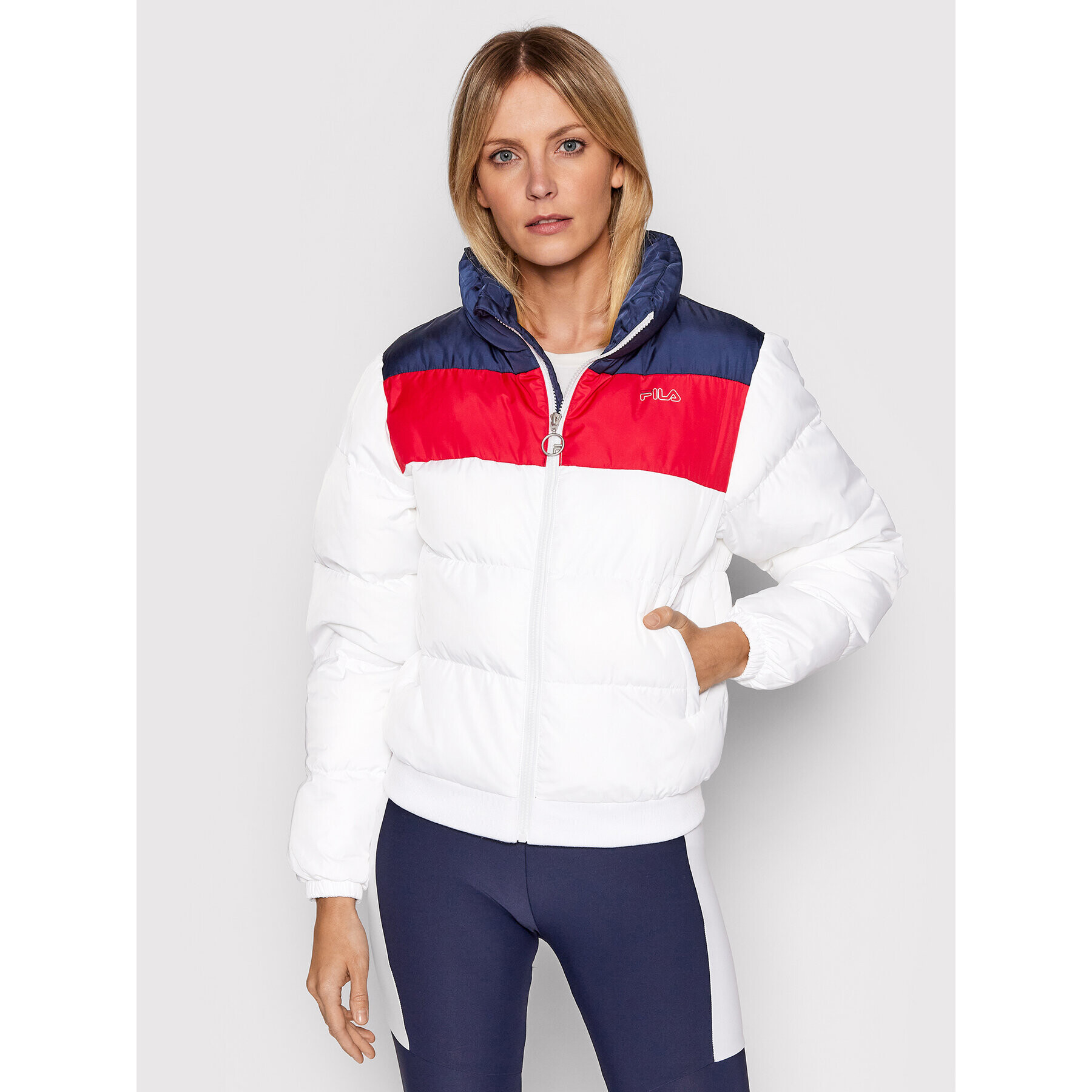 Fila Pehelykabát Iris 683493 Fehér Regular Fit - Pepit.hu