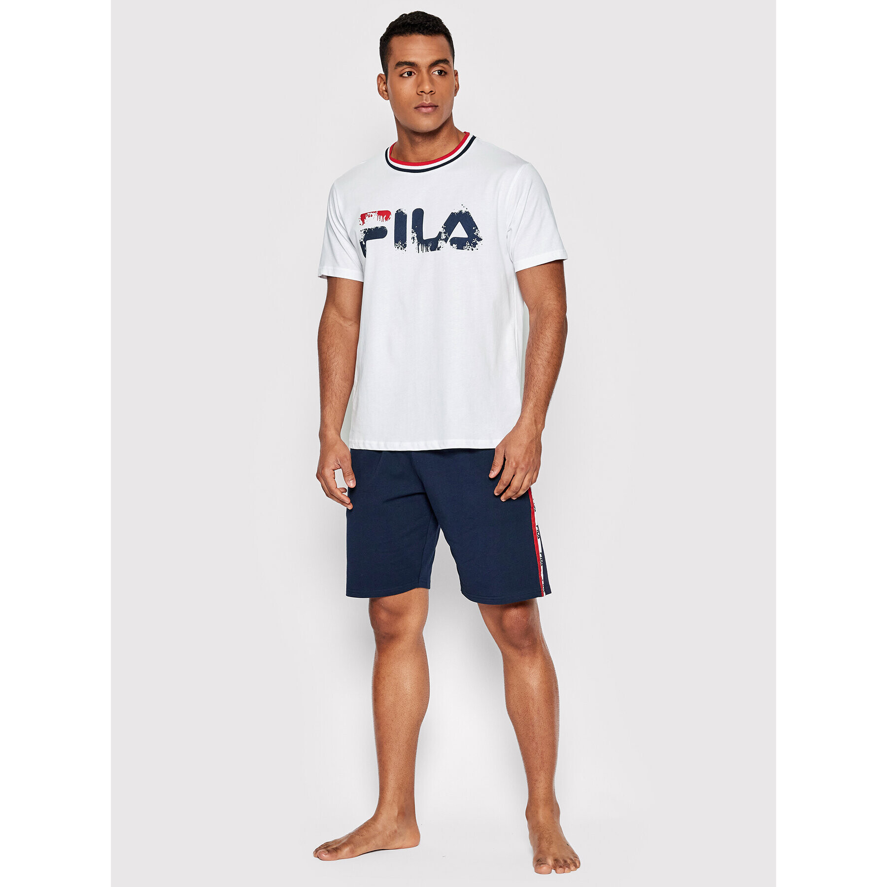 Fila Pizsama Uomo FPS1096 Fehér Regular Fit - Pepit.hu