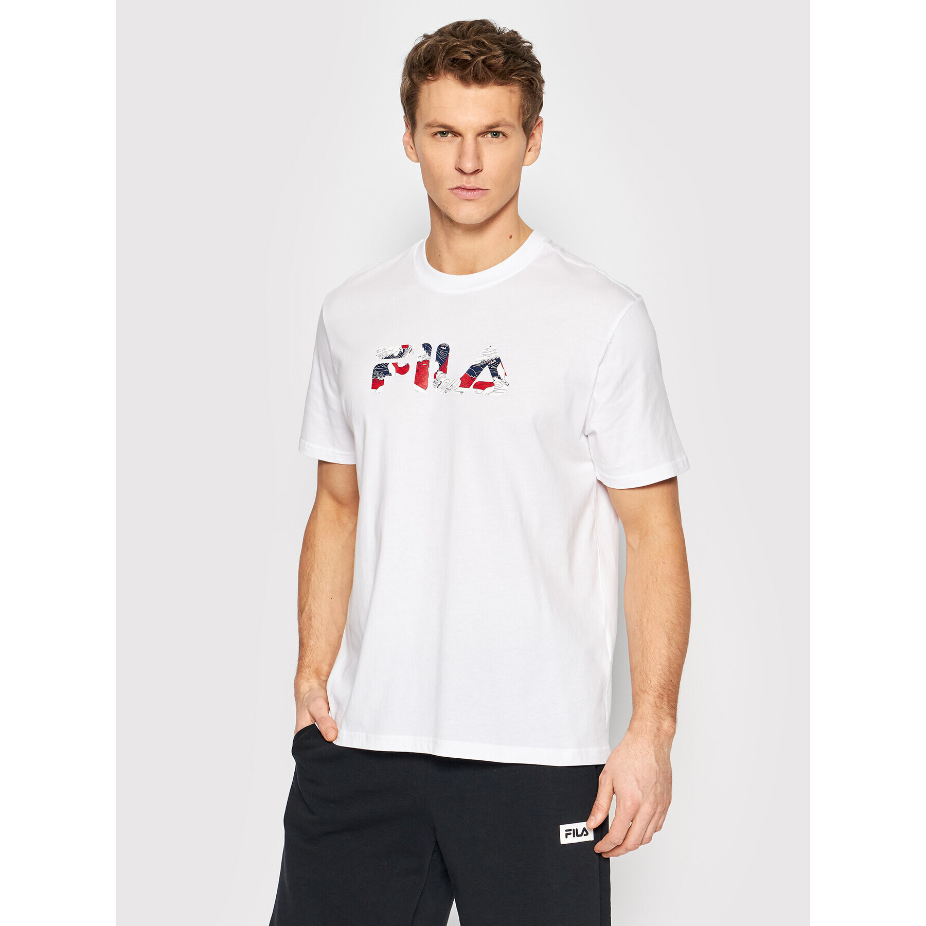 Fila Póló Bosque FAM0043 Fehér Regular Fit - Pepit.hu