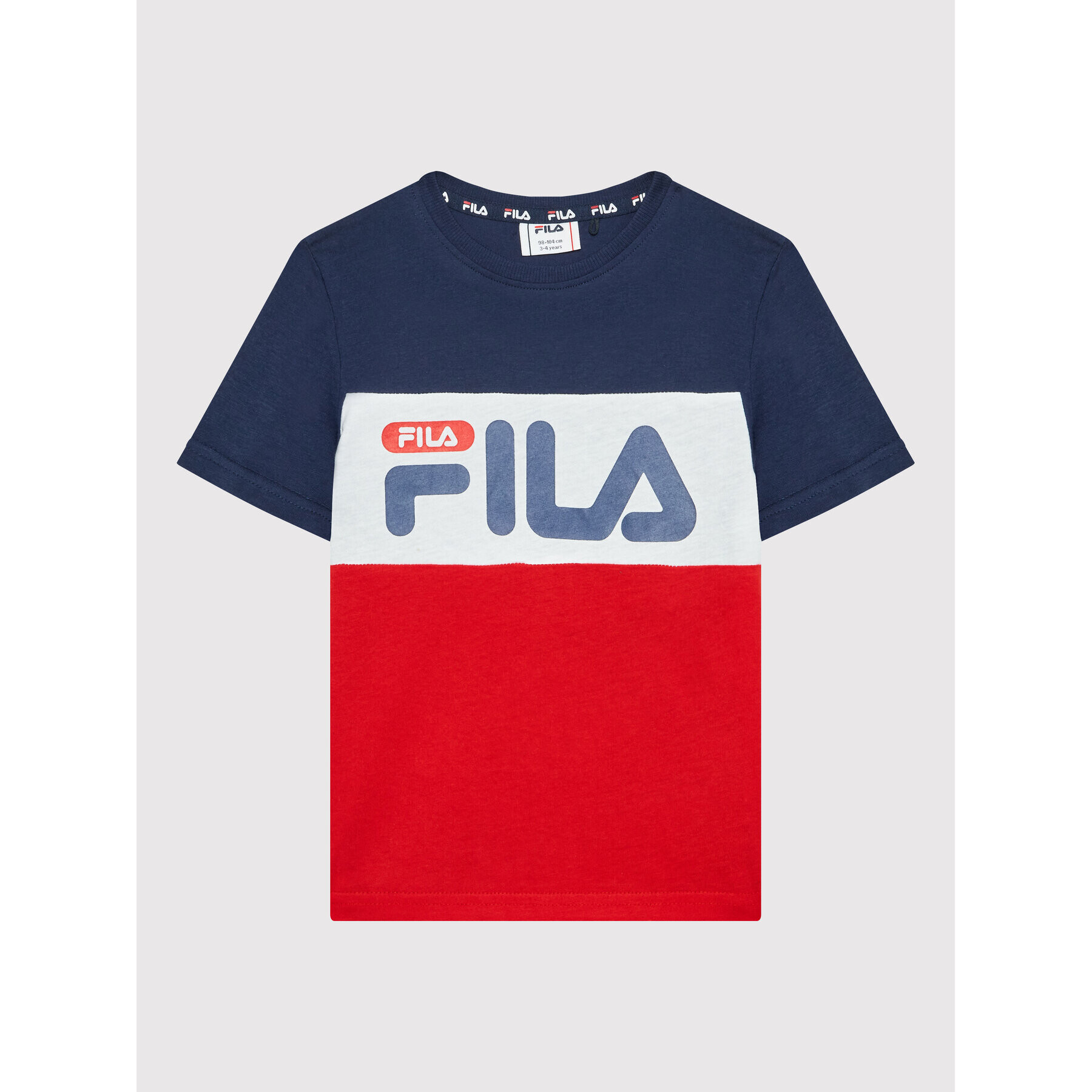 Fila Póló Collage Station Tee FAK0063 Színes Regular Fit - Pepit.hu