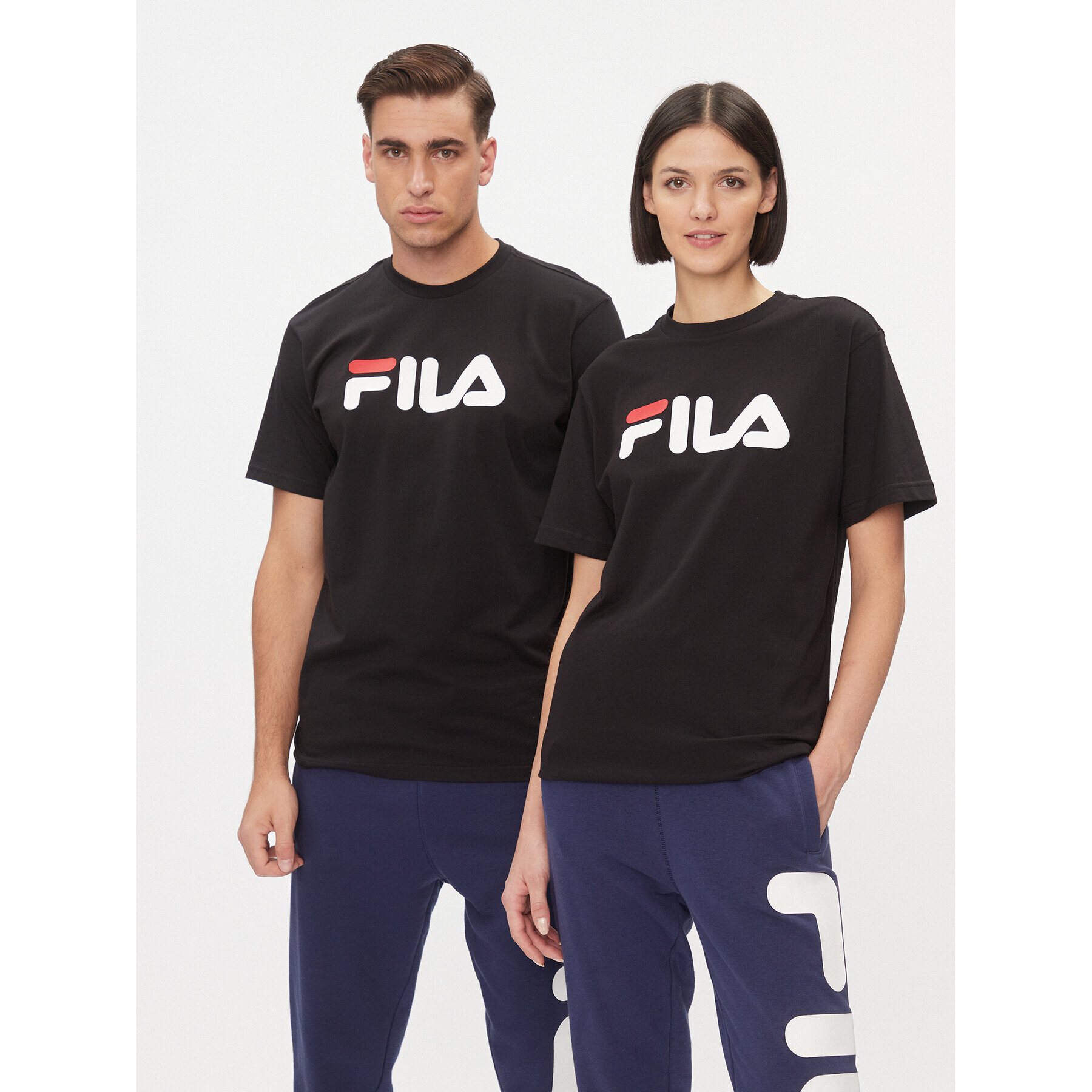 Fila Póló FAU0067 Fekete Regular Fit - Pepit.hu