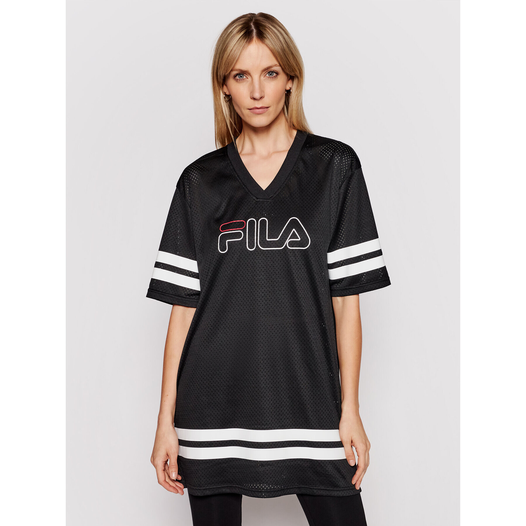 Fila Póló Jala 683299 Fekete Oversize - Pepit.hu