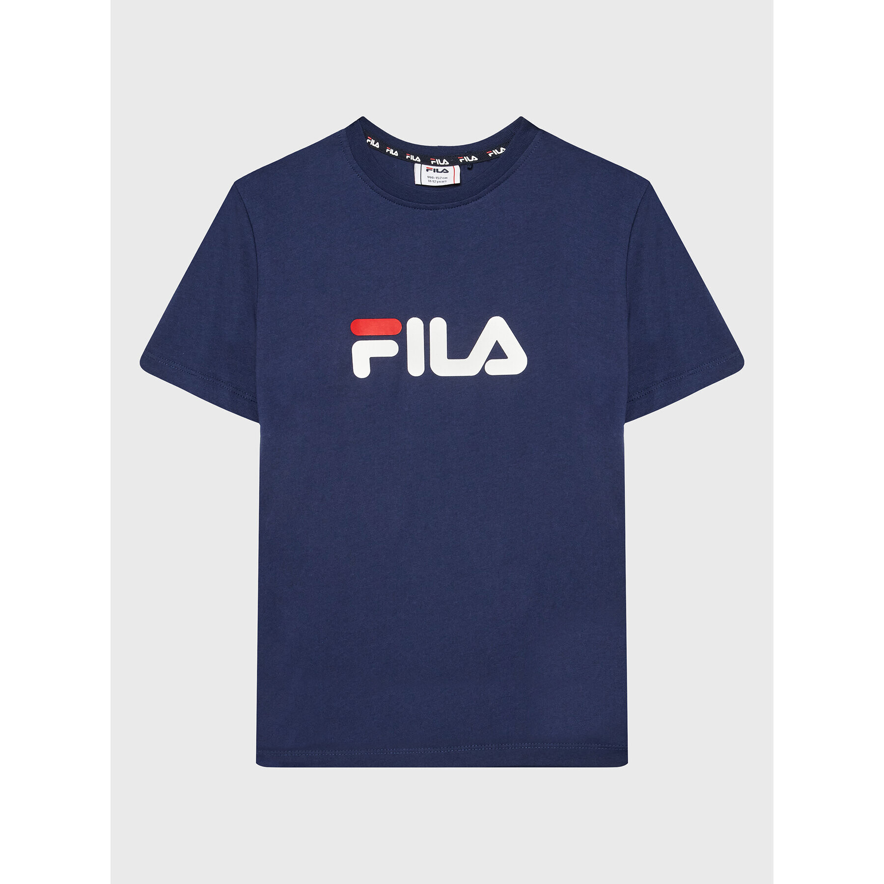 Fila Póló Solberg Classic Logo FAT0109 Sötétkék Regular Fit - Pepit.hu